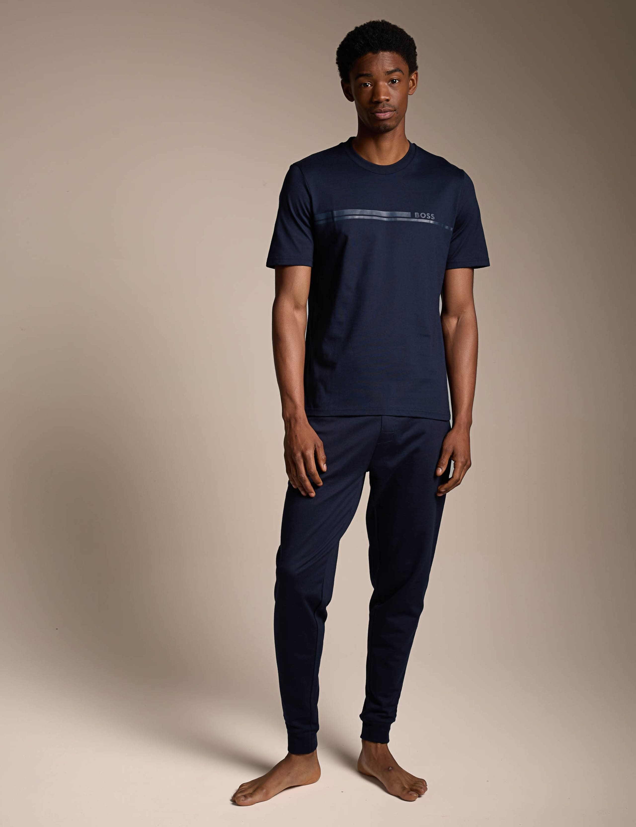 Pure Cotton Logo Crew Neck T-Shirt 2 of 4