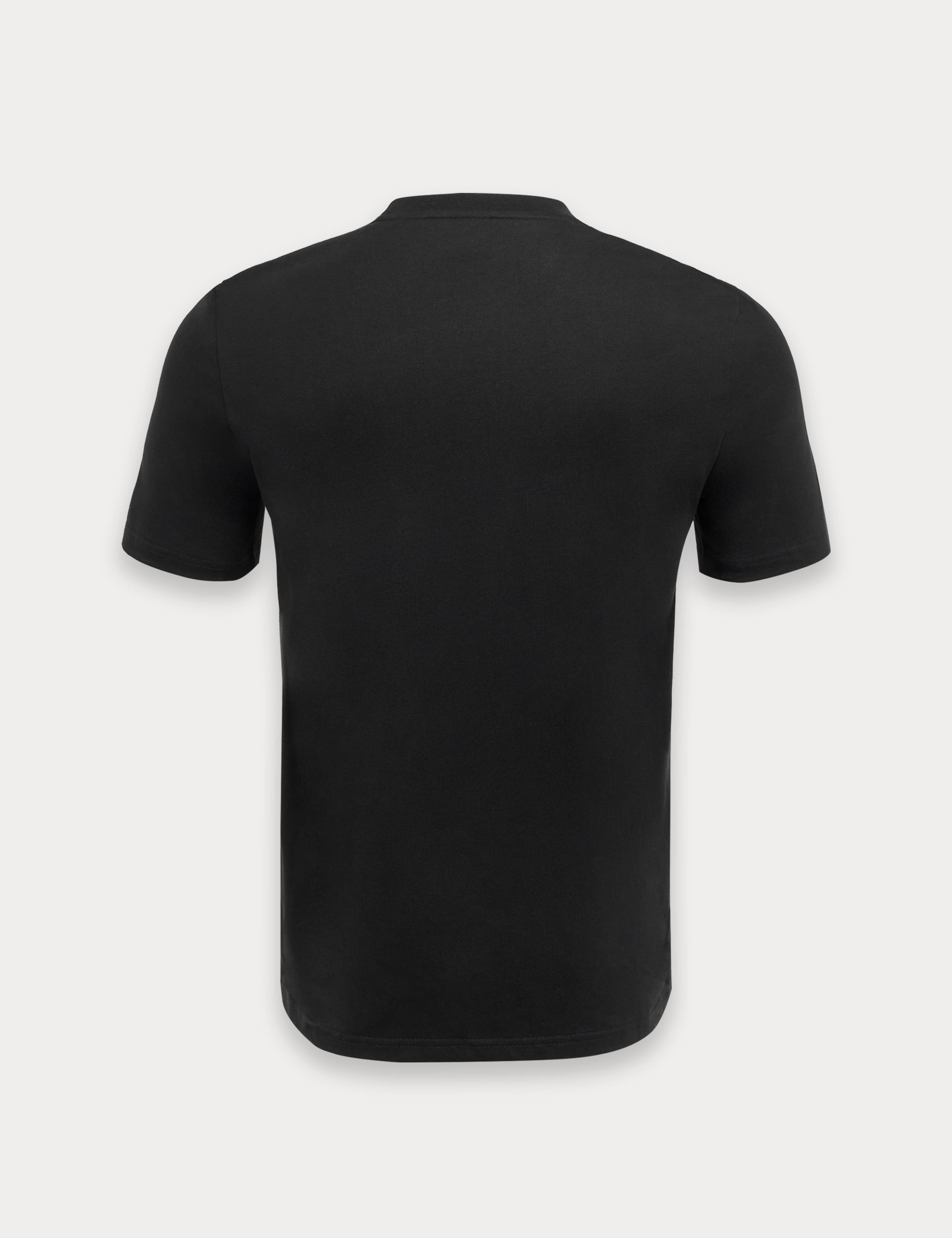 Pure Cotton Logo Crew Neck T-Shirt 3 of 3