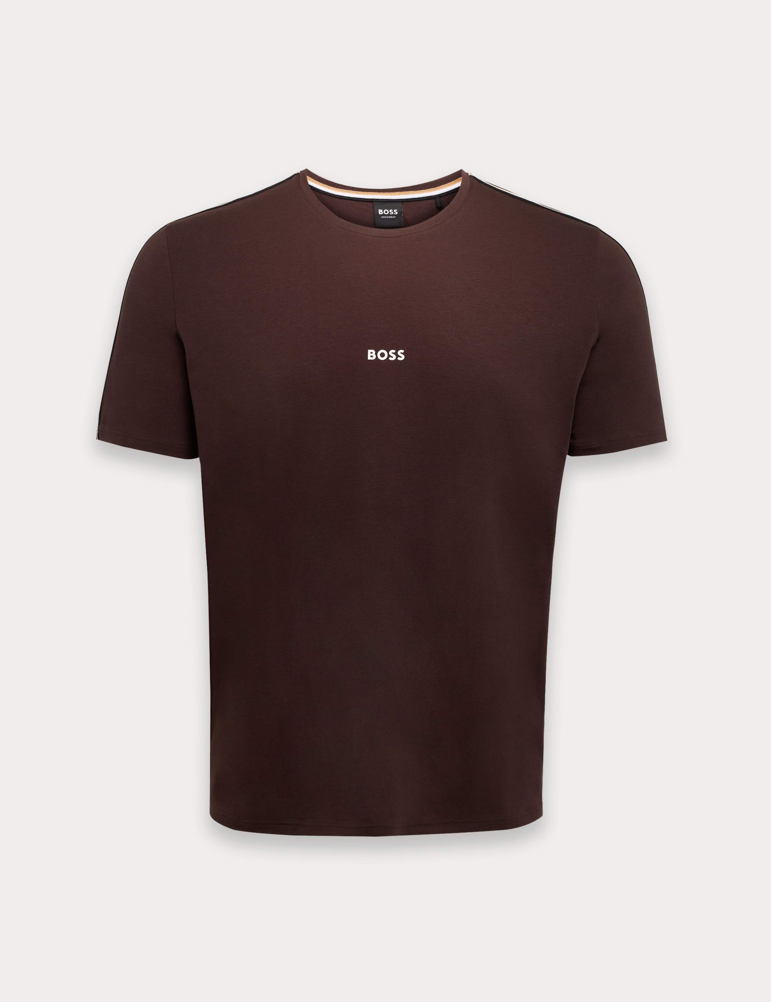 Cotton Rich Signature Stripe Trim T-Shirt 1 of 3