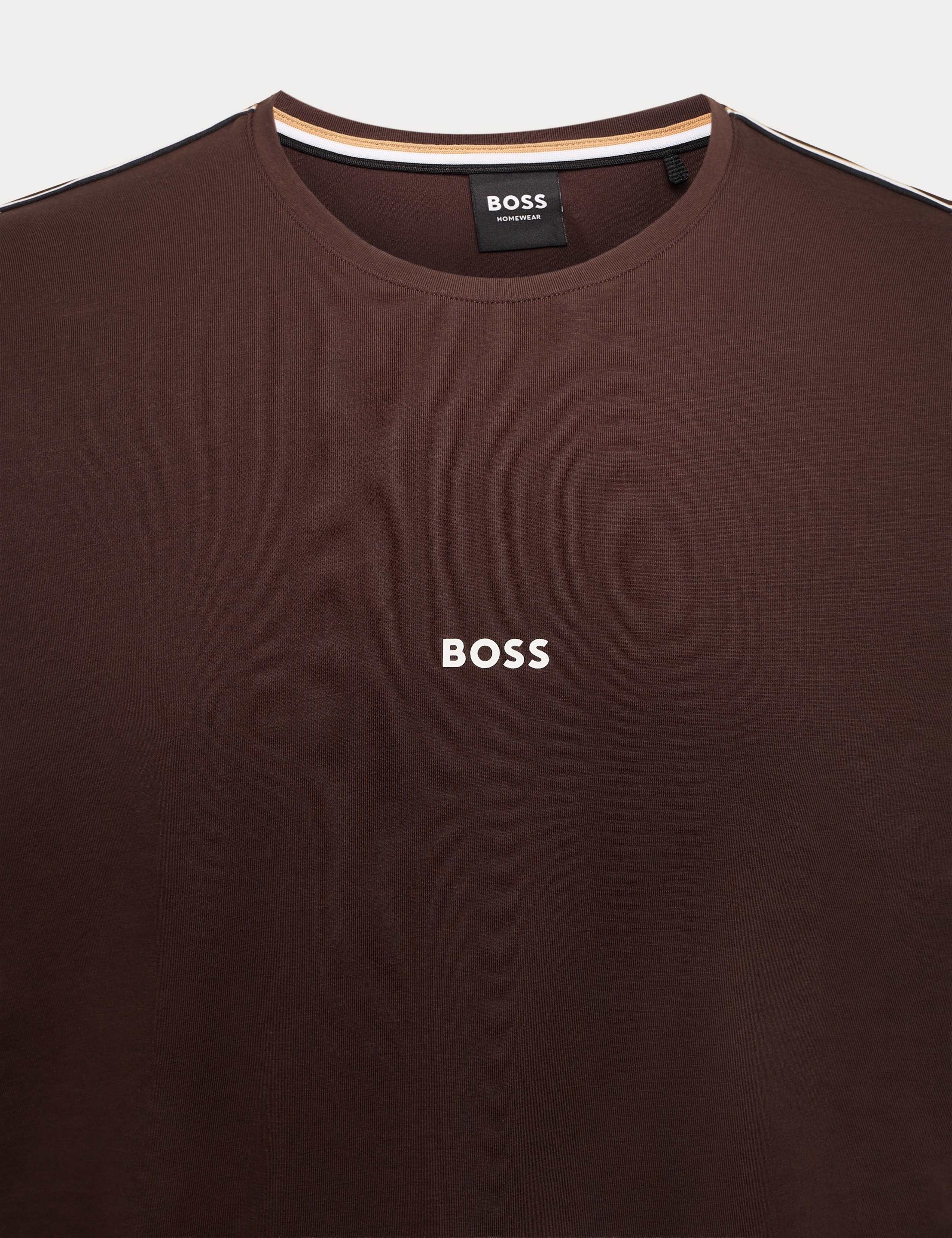 Cotton Rich Signature Stripe Trim T-Shirt 2 of 3