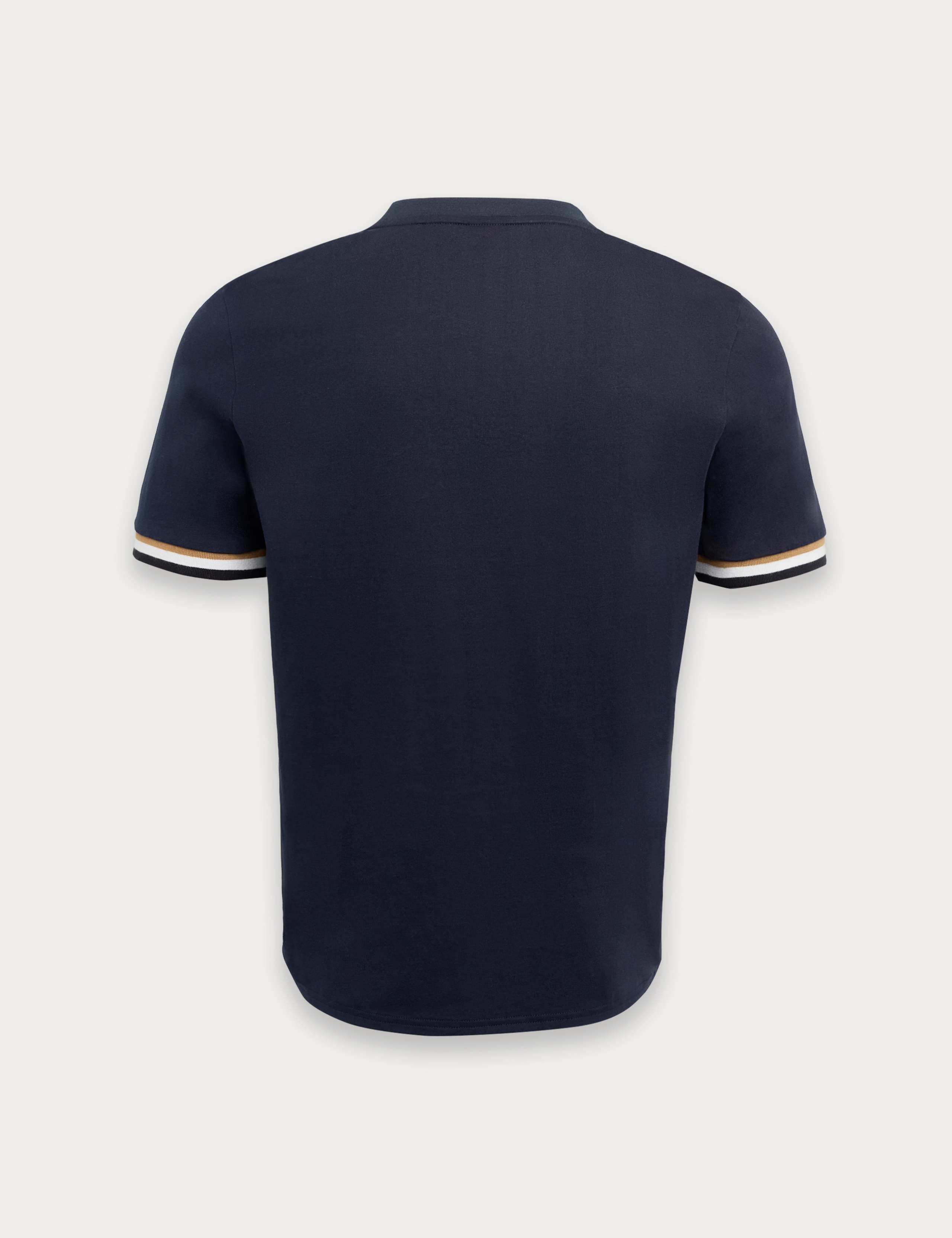 Pure Cotton Signature Stripe Detail T-Shirt 3 of 3