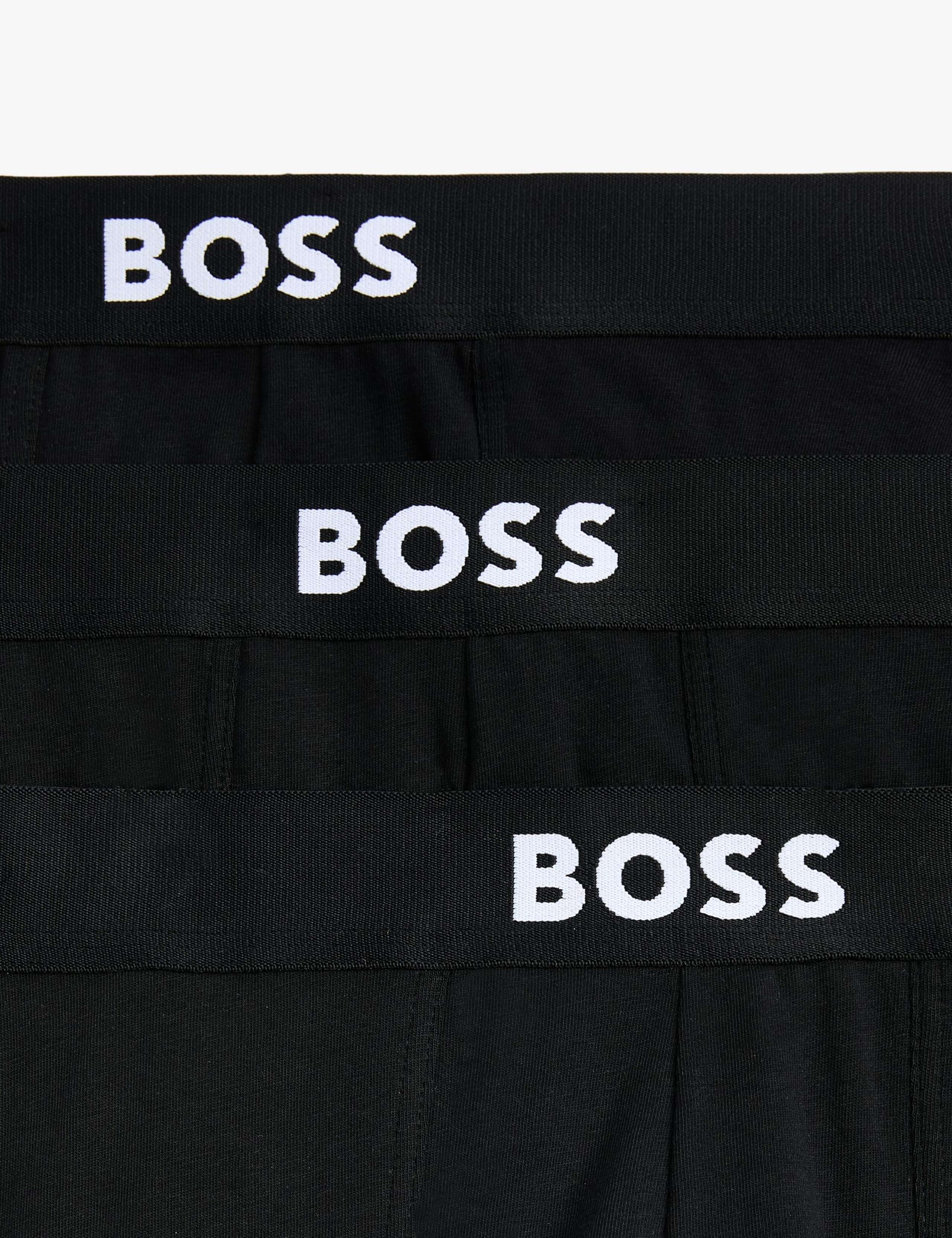 3 Pack Cotton Rich Boss One Logo Trunks 2 of 2