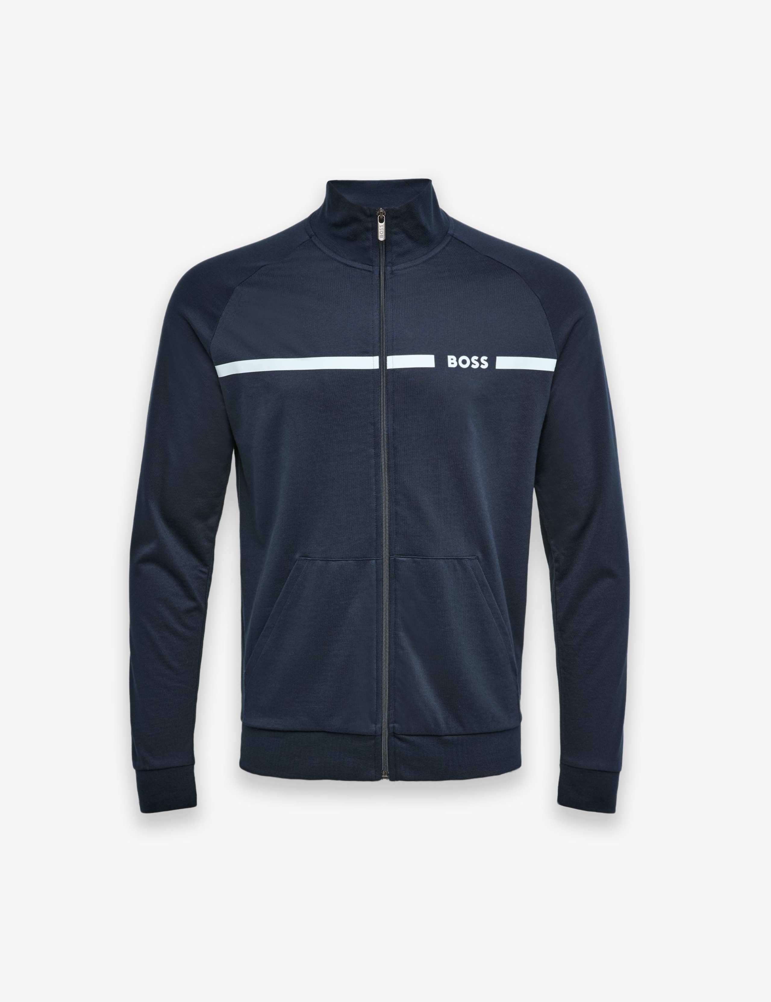 Pure Cotton Funnel Neck Zip Up Jacket 1 of 2