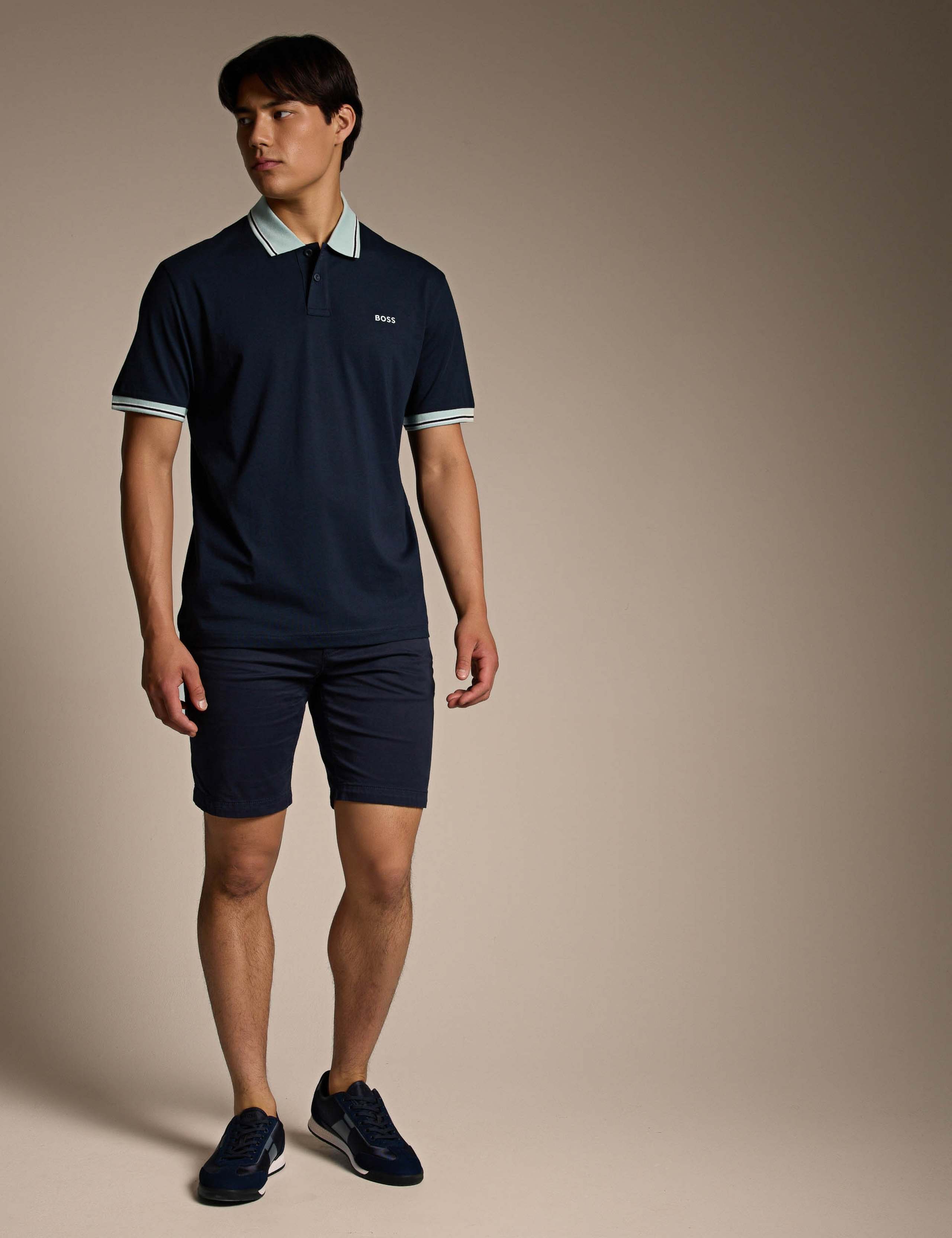 Pe_Blocks Pure Cotton Polo Shirt 2 of 4