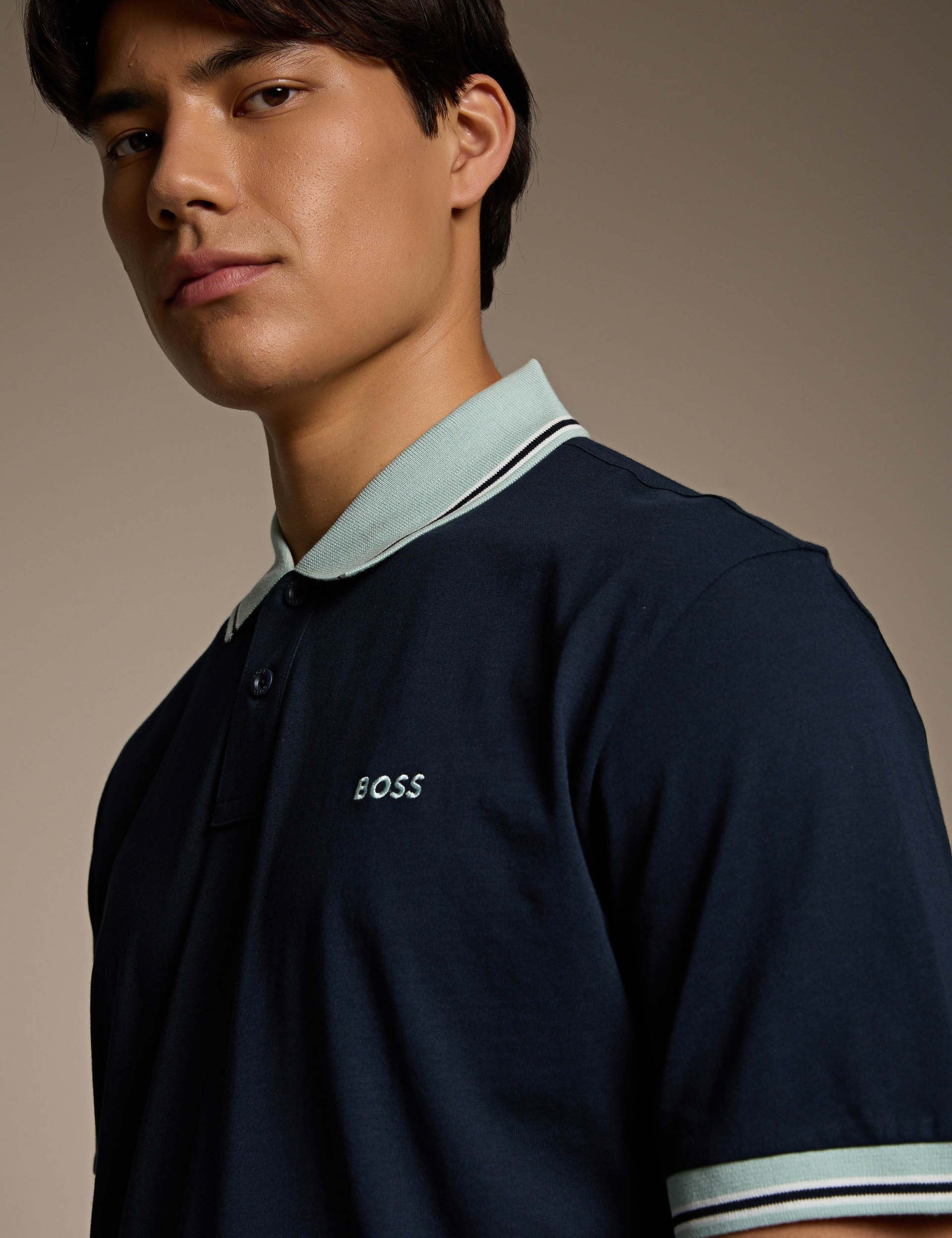 Pe_Blocks Pure Cotton Polo Shirt 4 of 4