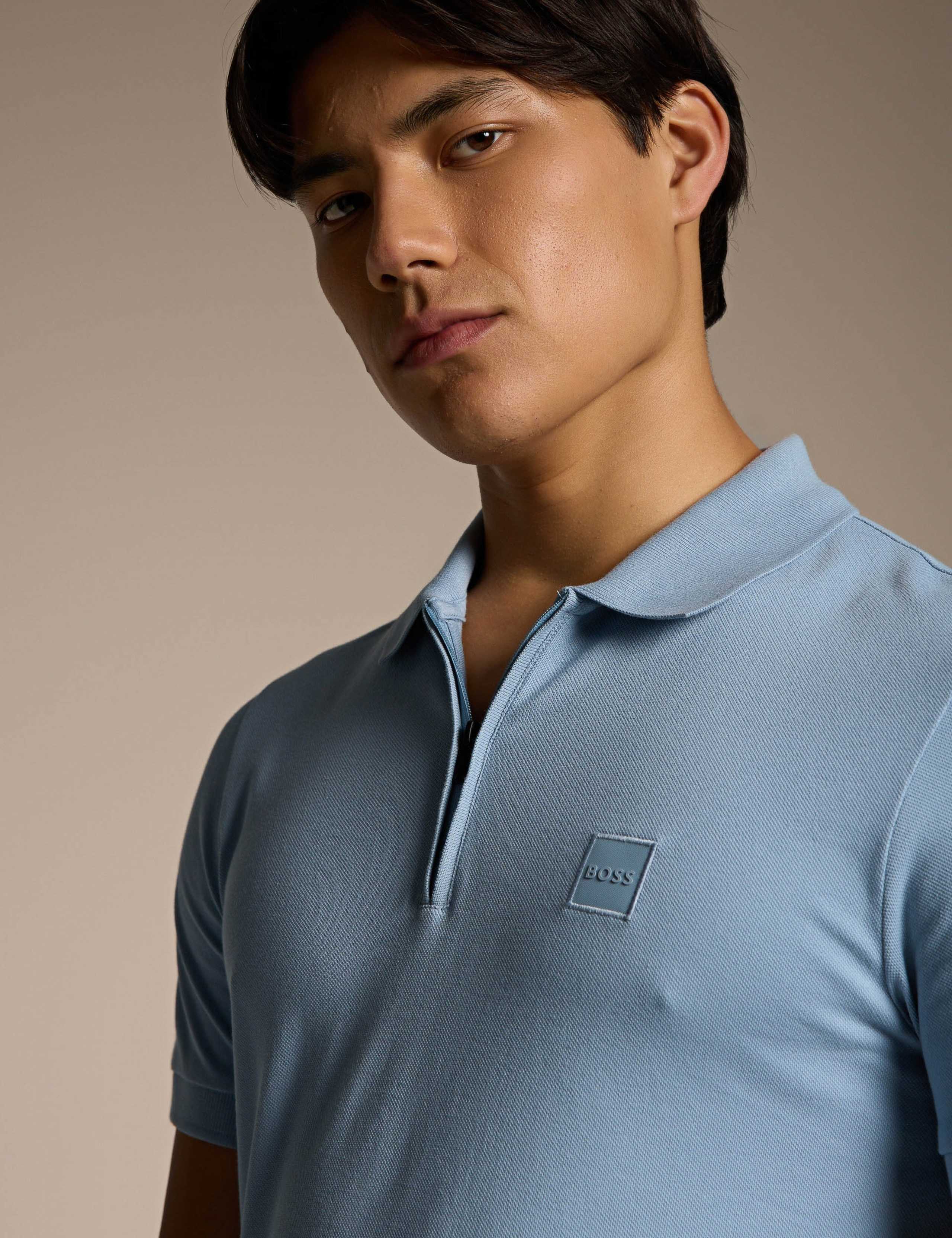 Passerzip Cotton Rich Half Zip Polo Shirt 4 of 4