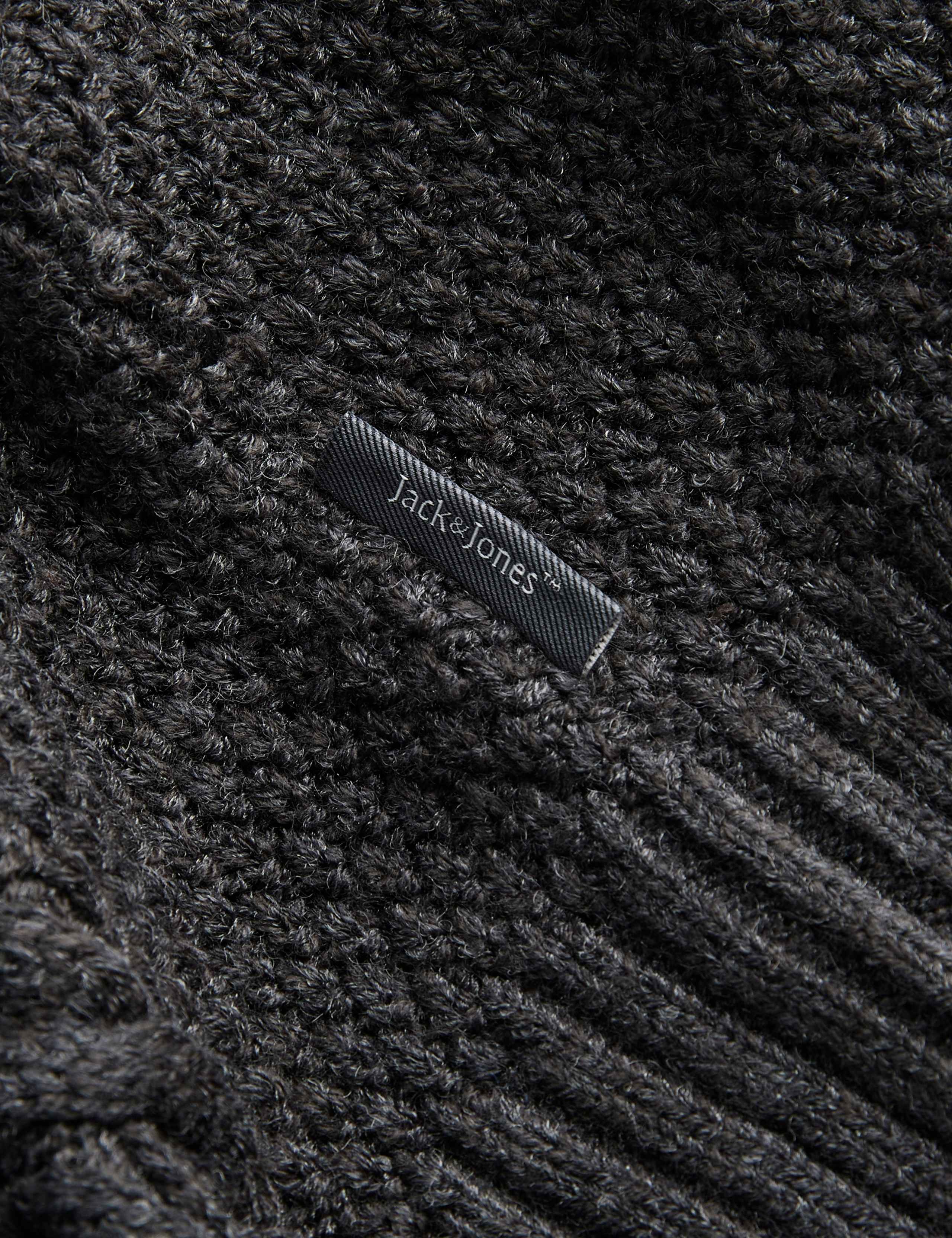 Cable Funnel Neck Cardigan 6 of 8