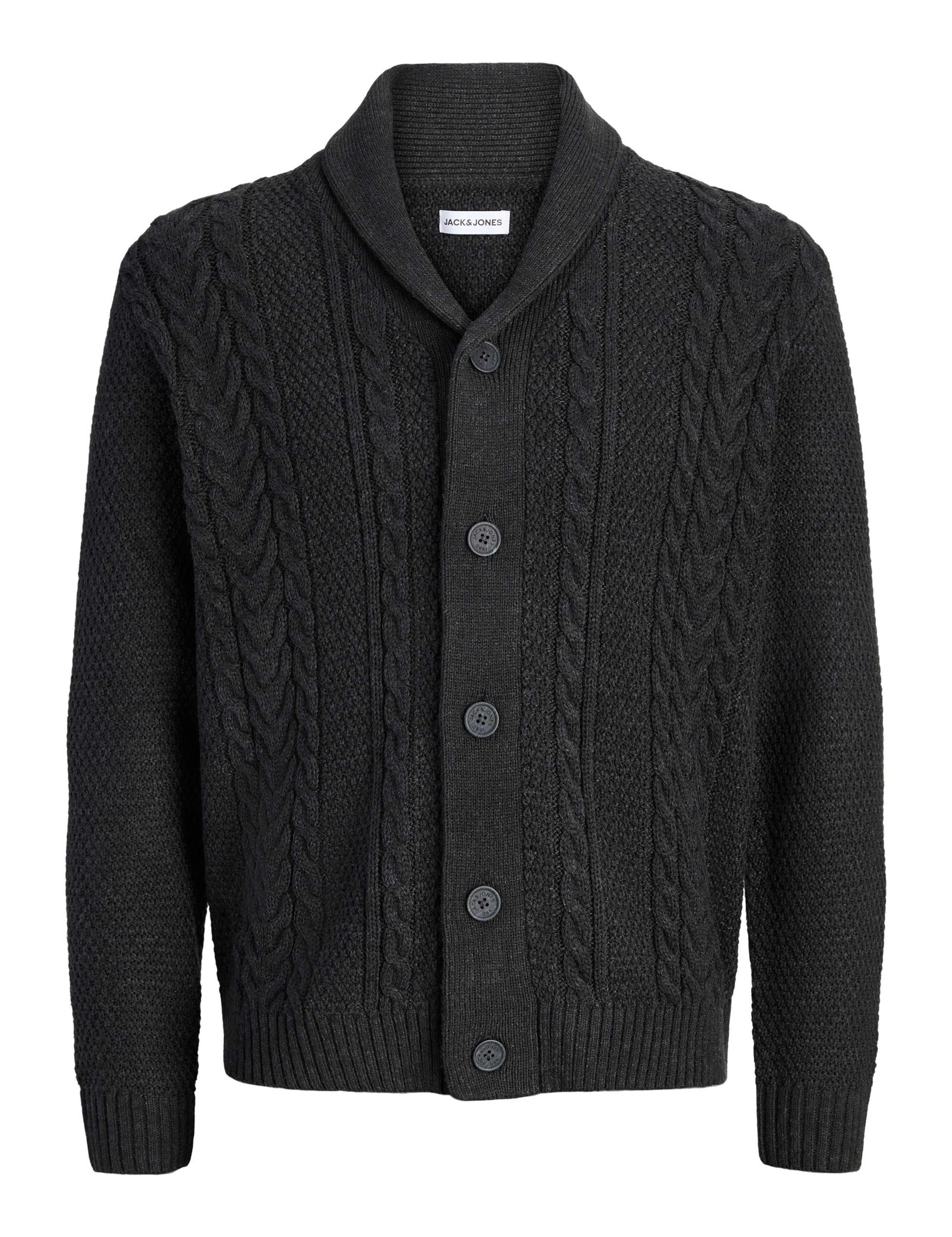 Cable Funnel Neck Cardigan 8 of 8