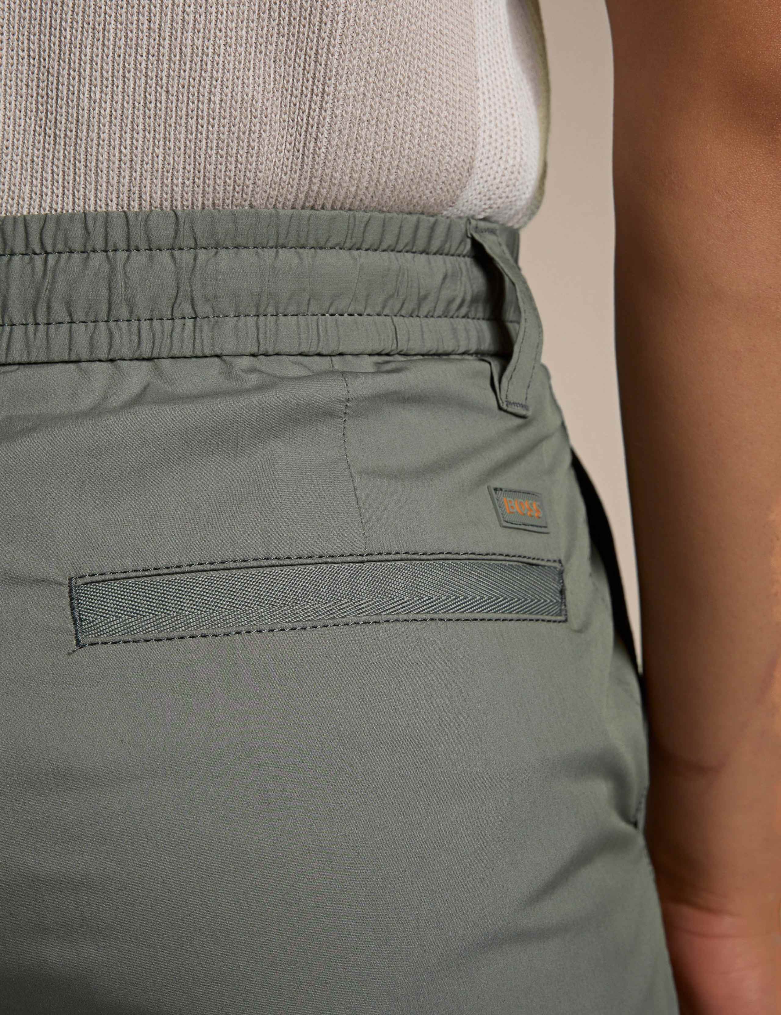 Regular Fit Poplin Drawstring Chino Shorts 4 of 4