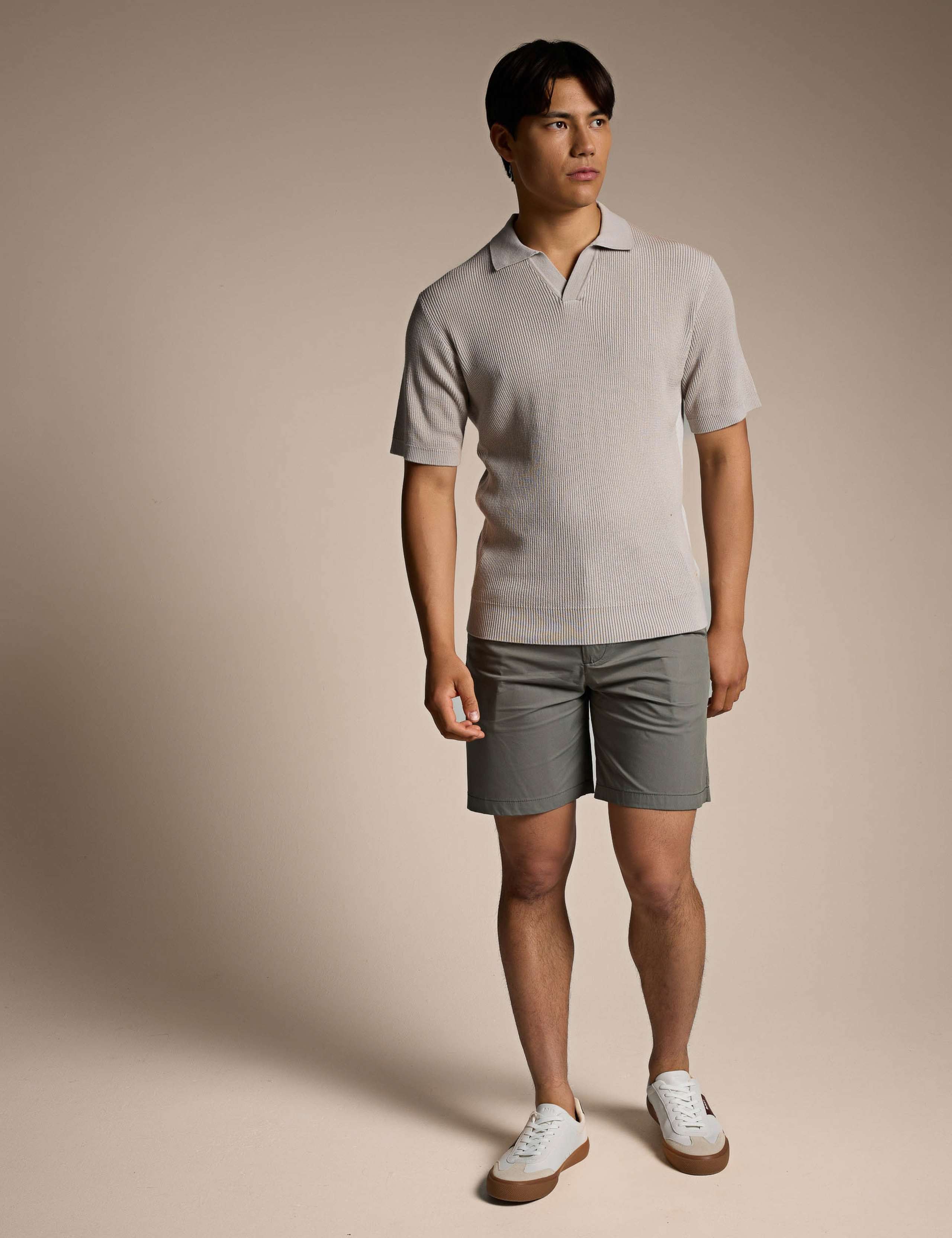 Aravolo Pure Cotton Textured Polo Shirt 2 of 4