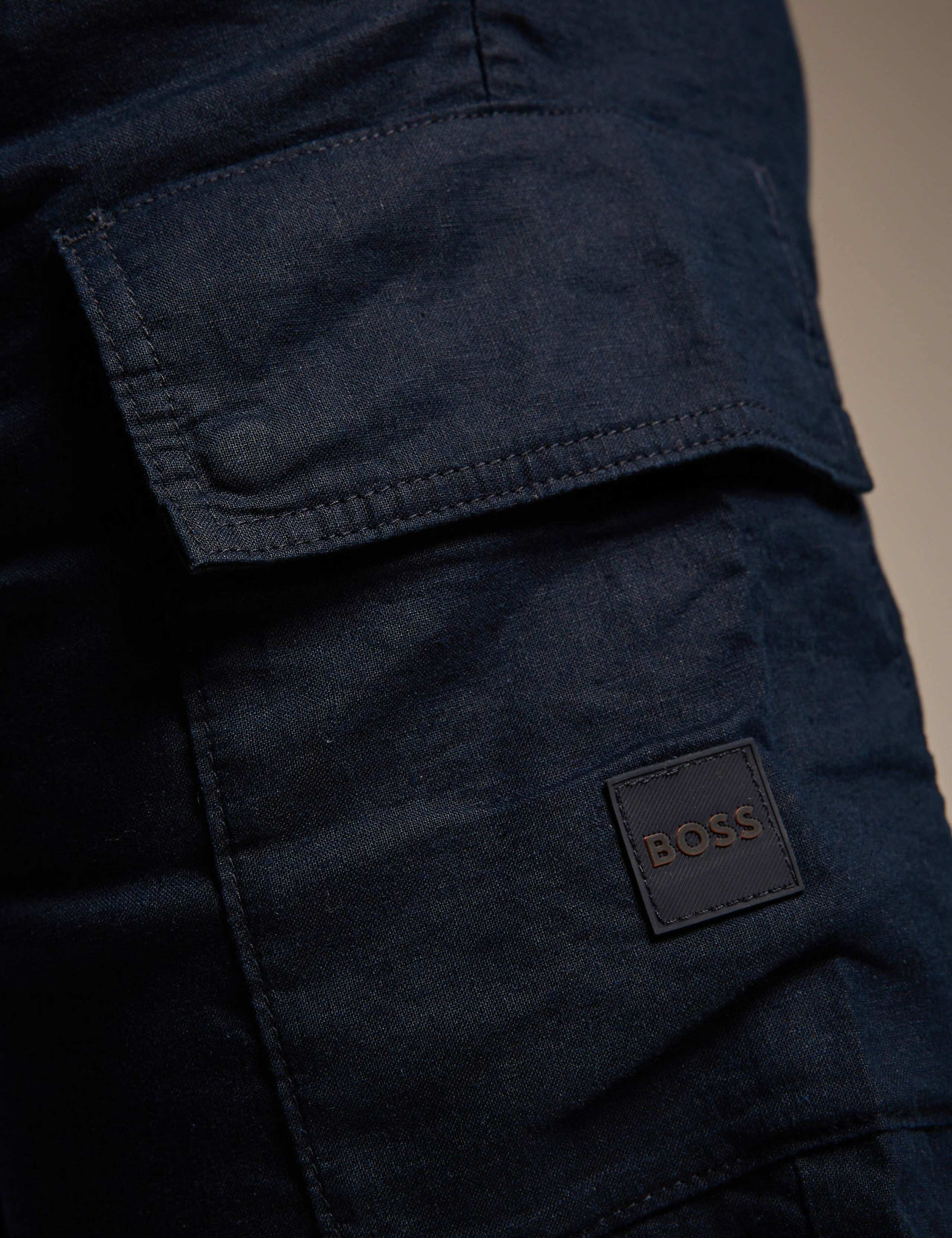 Sisla_Cargo_S1 Regular Fit Linen Rich Shorts 4 of 4