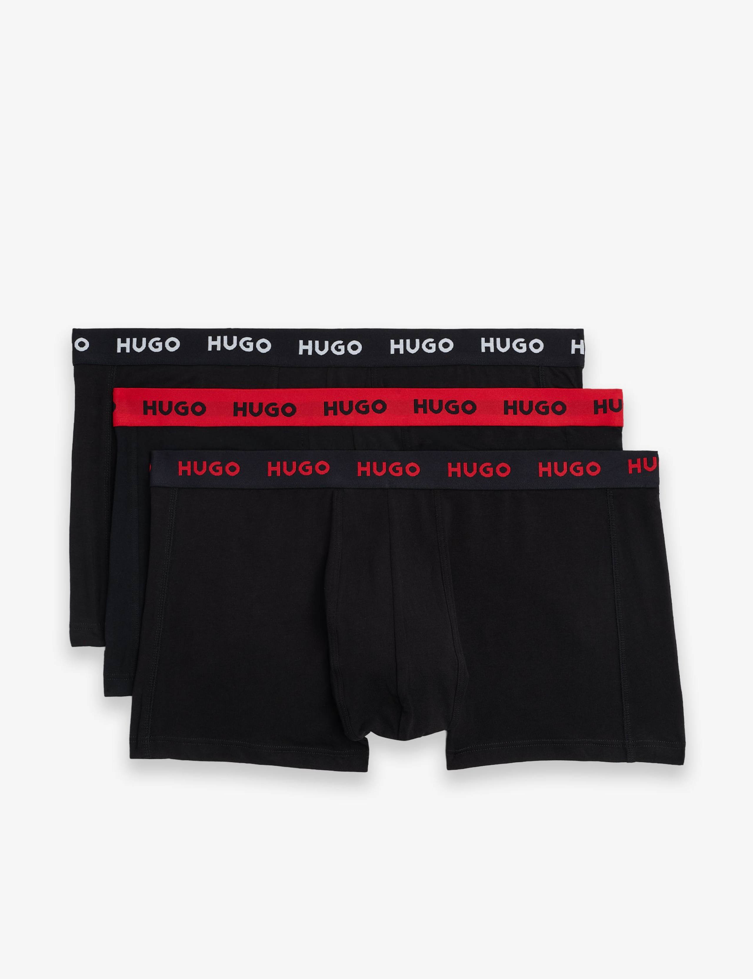 3 Pack Pure Cotton Trunks 1 of 2