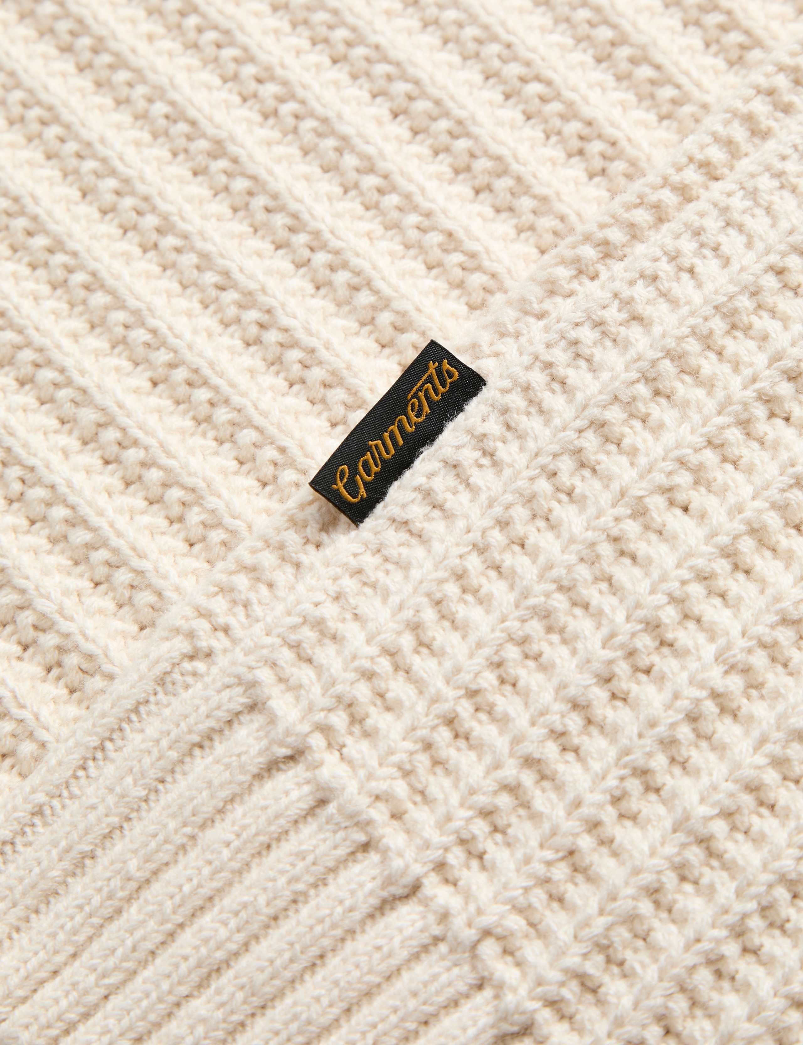 Cotton Blend Cable Crew Neck Fisherman Jumper 6 of 8