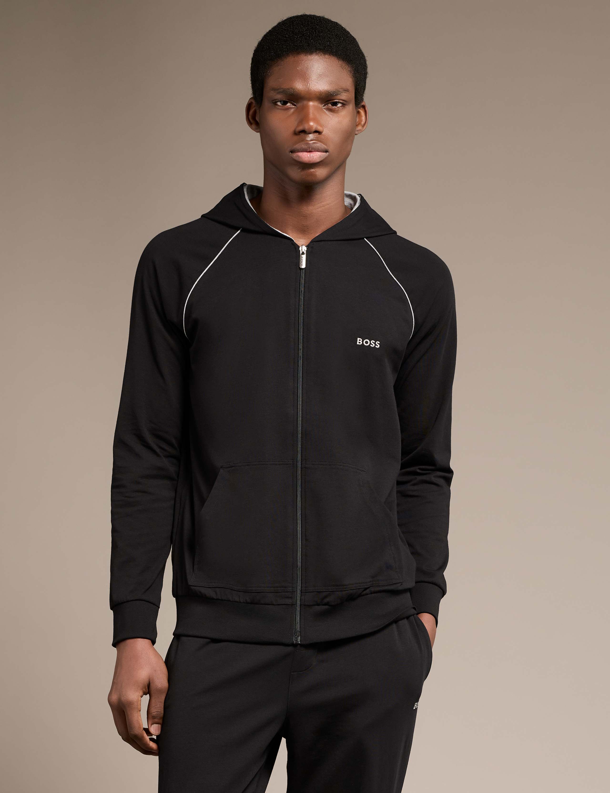 Cotton Rich Zip Up Hoodie 1 of 5