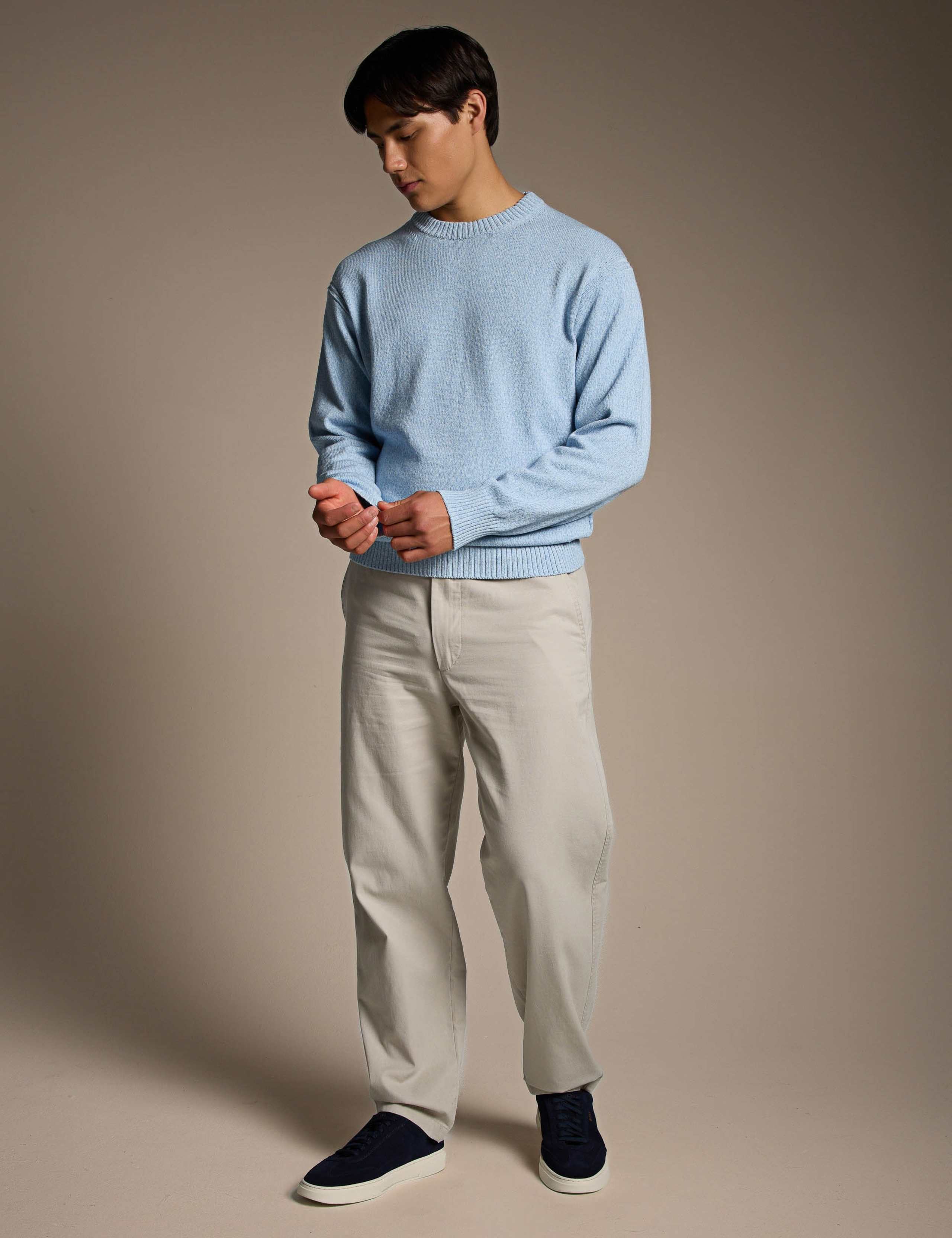 Kerlino Pure Cotton Textured Crew Neck Jumper 2 of 5