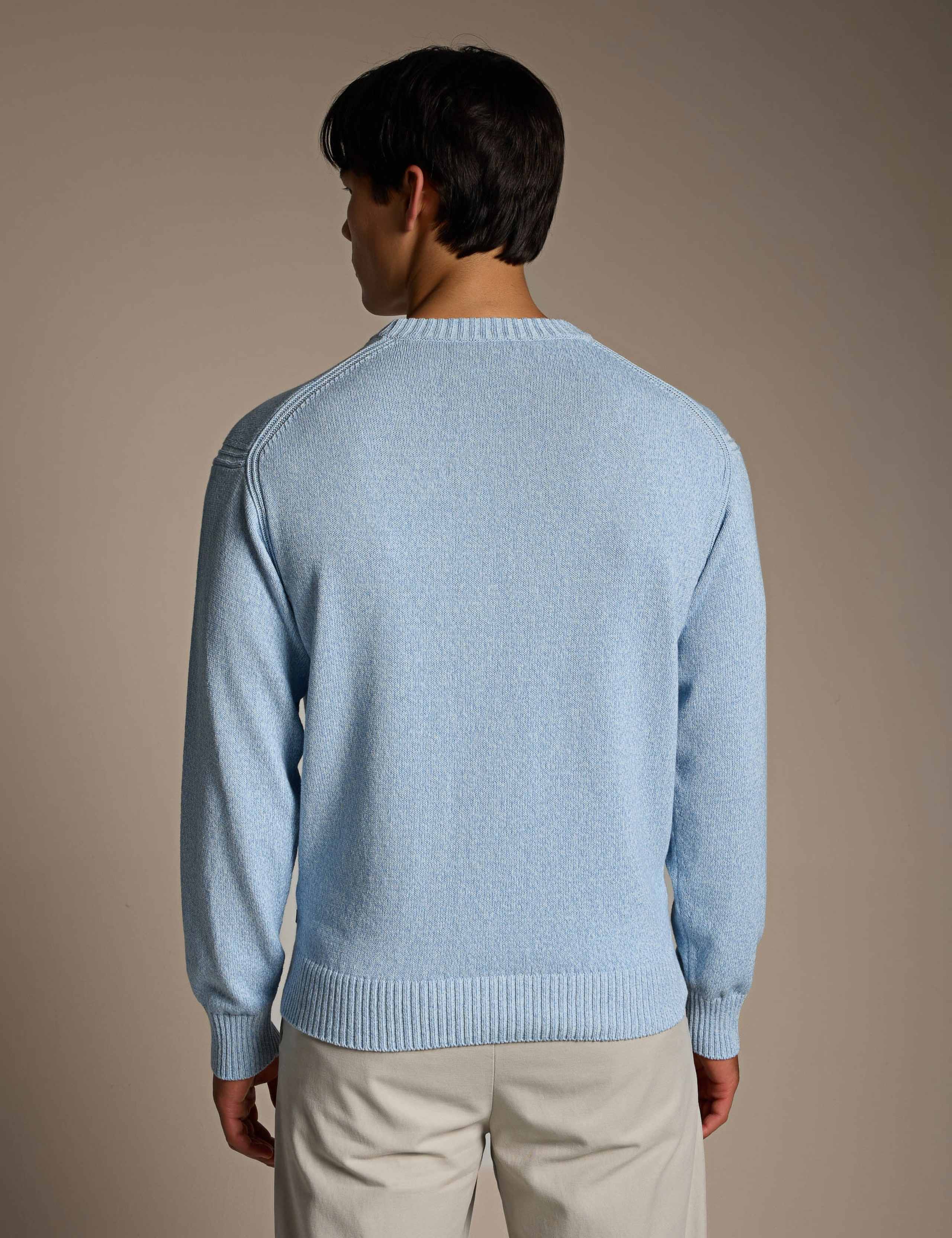 Kerlino Pure Cotton Textured Crew Neck Jumper 3 of 5