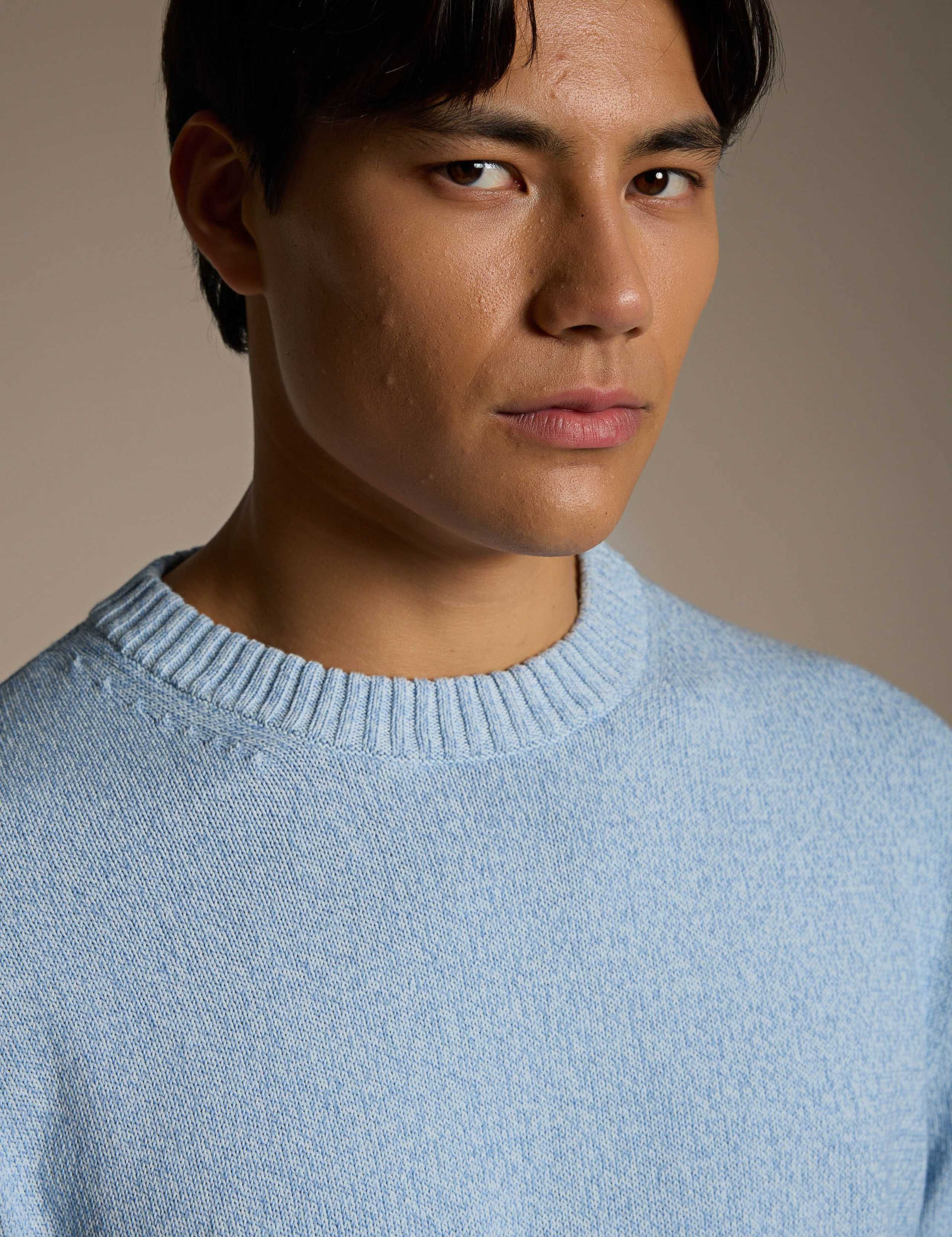 Kerlino Pure Cotton Textured Crew Neck Jumper 4 of 5