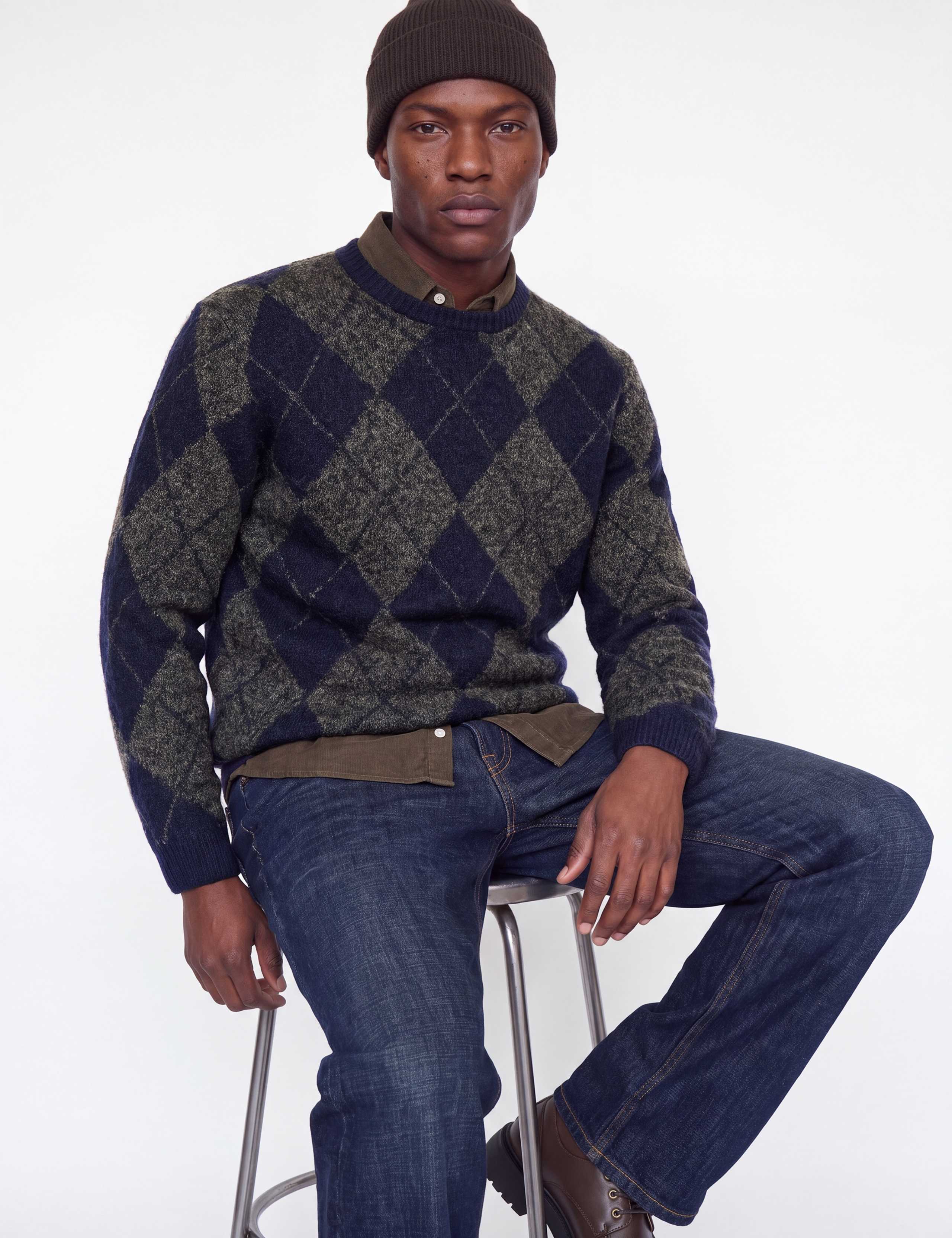 Checked Half Zip Jumper 3 of 5