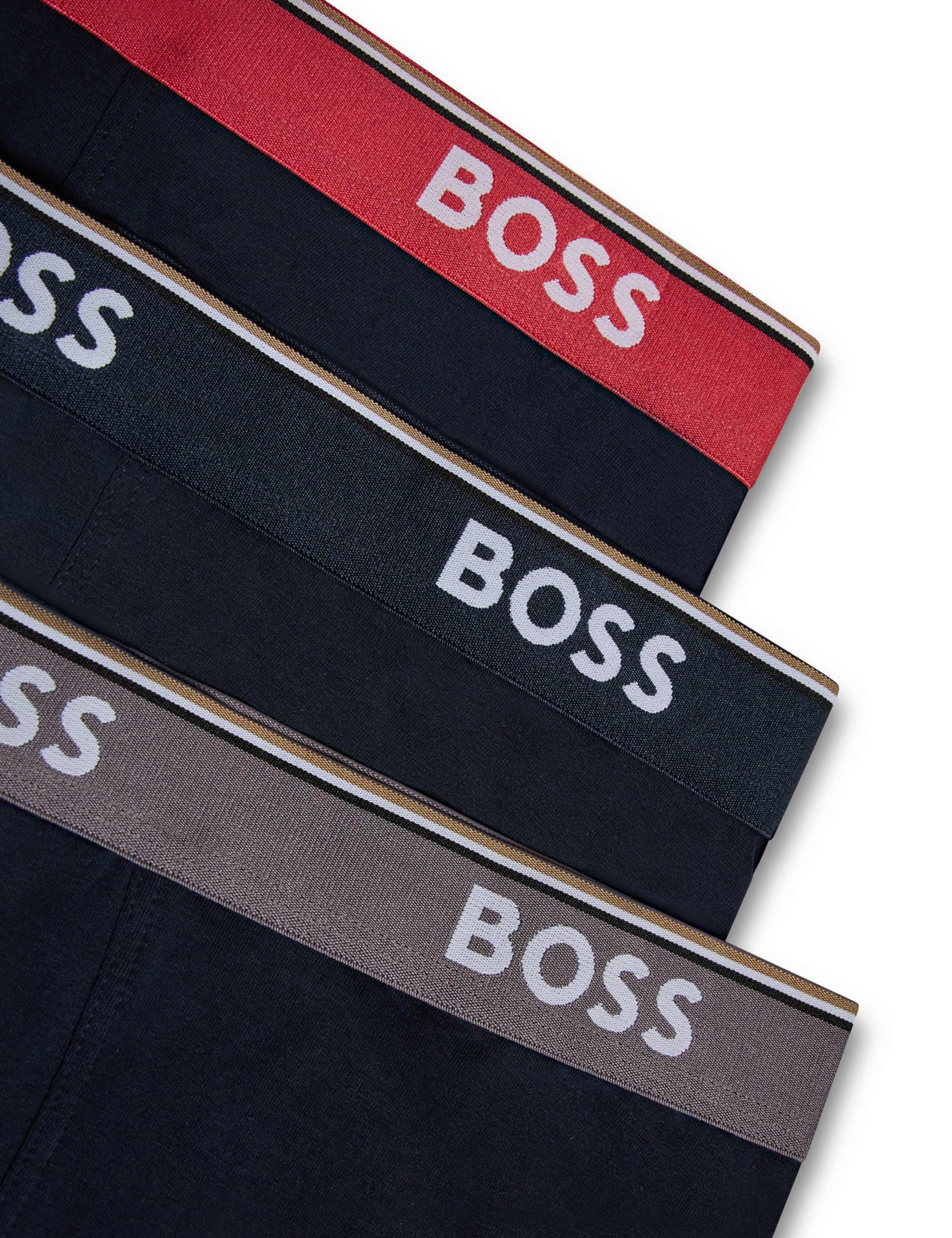 3 Pack Cotton Rich Stretch Boxers 2 of 2