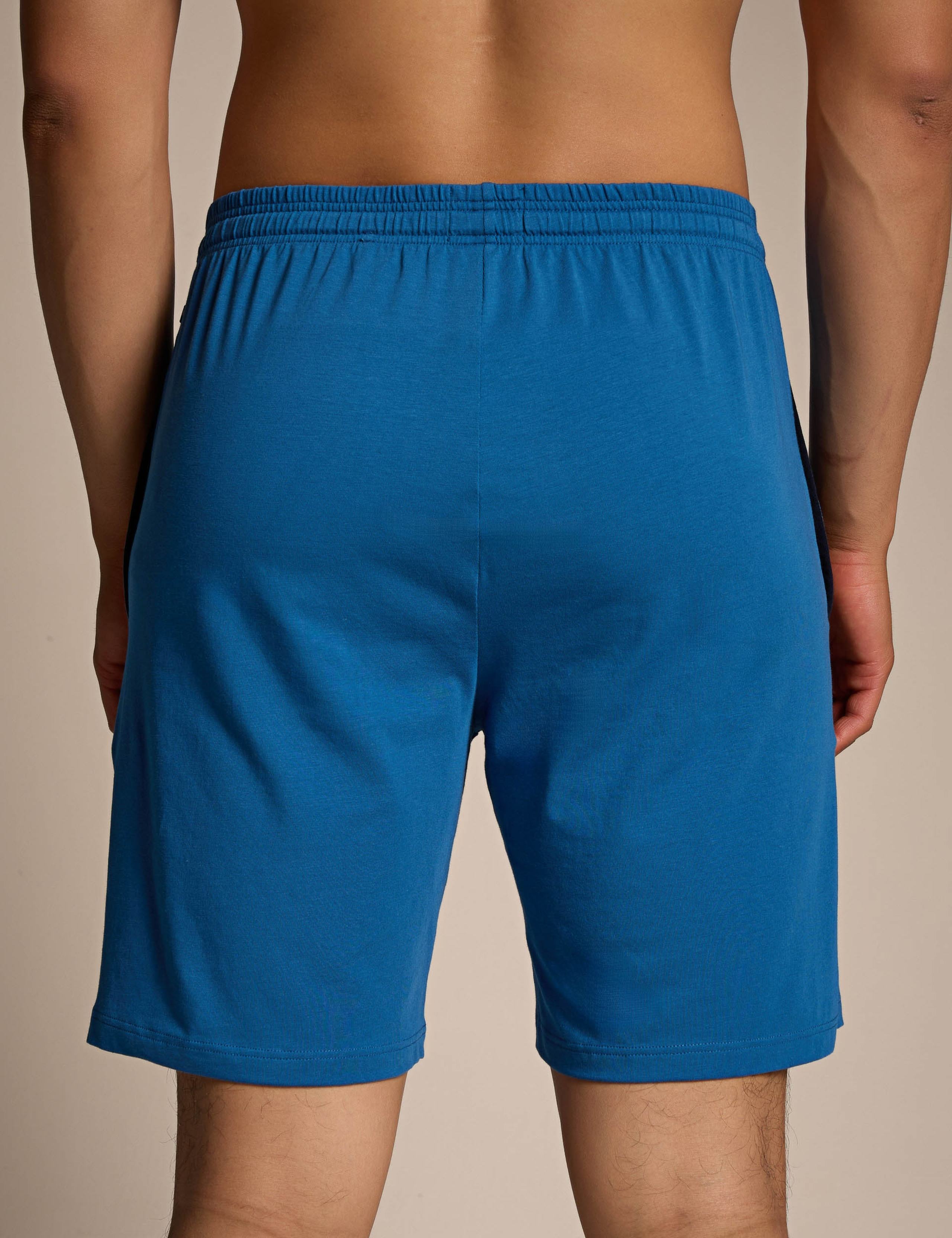 Stretch-cotton shorts with embroidered logo 3 of 5