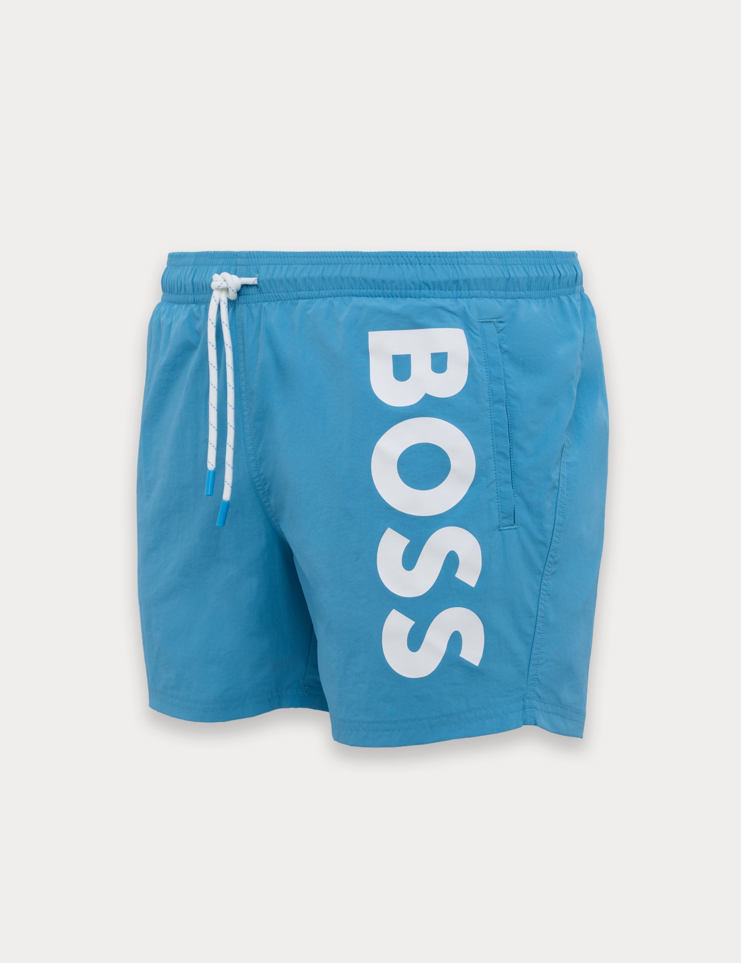 Quick Dry Pocketed Logo Graphic Swim Shorts 2 of 3