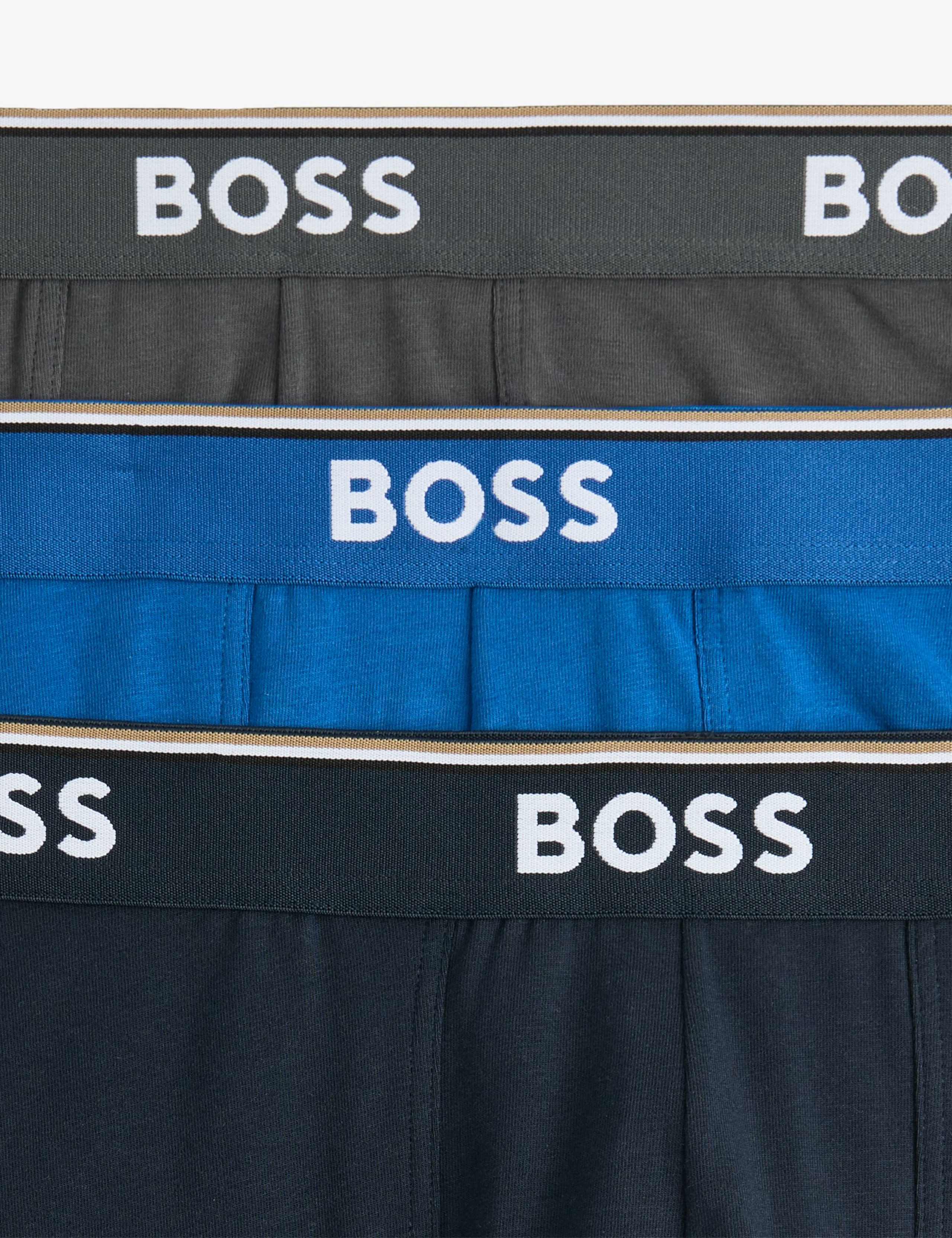 3pk Cotton Rich Logo Waistband Trunks 2 of 2
