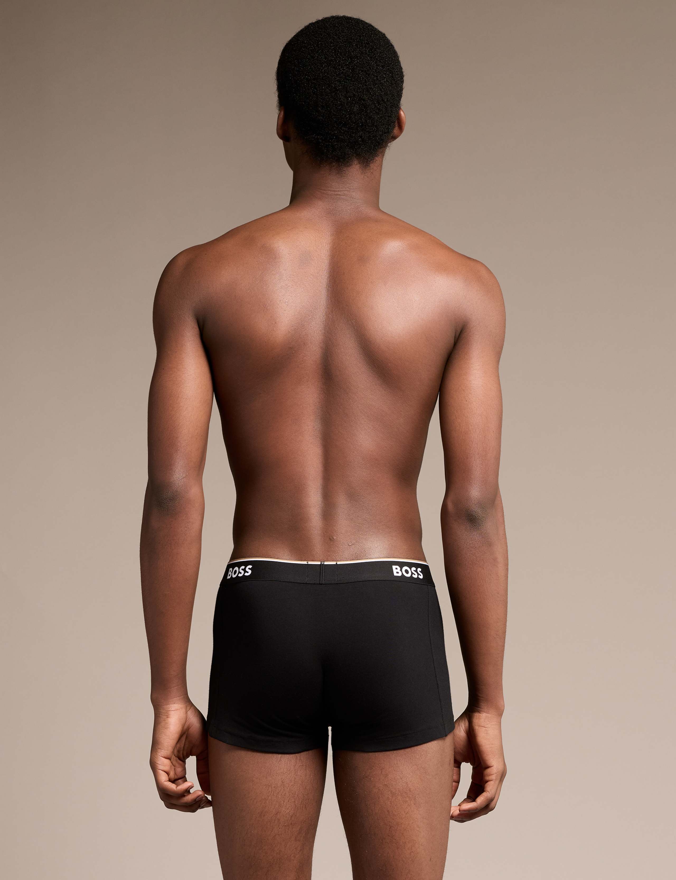 3 Pack Power Cotton Rich Logo Waistband Trunks 3 of 6