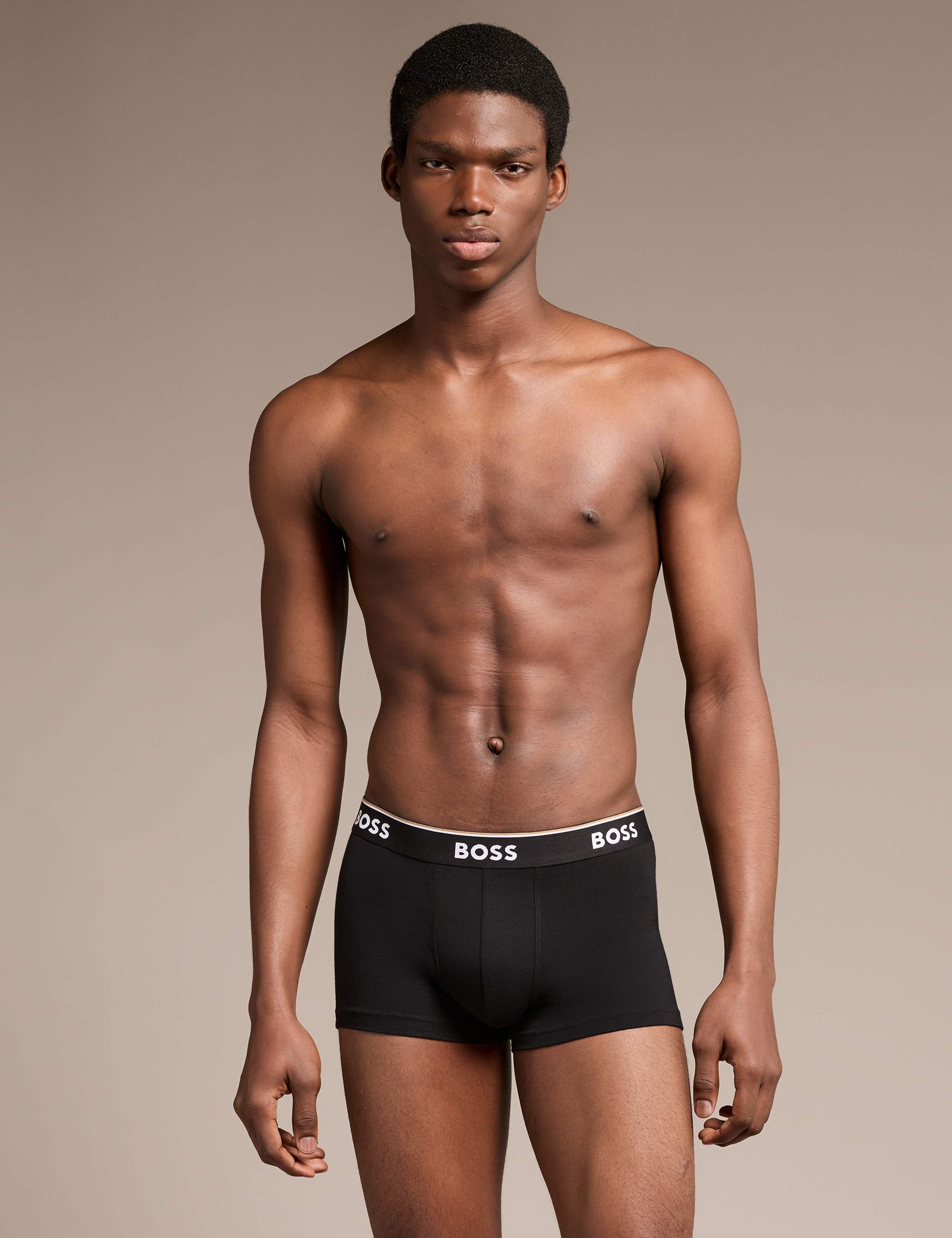 3 Pack Power Cotton Rich Logo Waistband Trunks 6 of 6