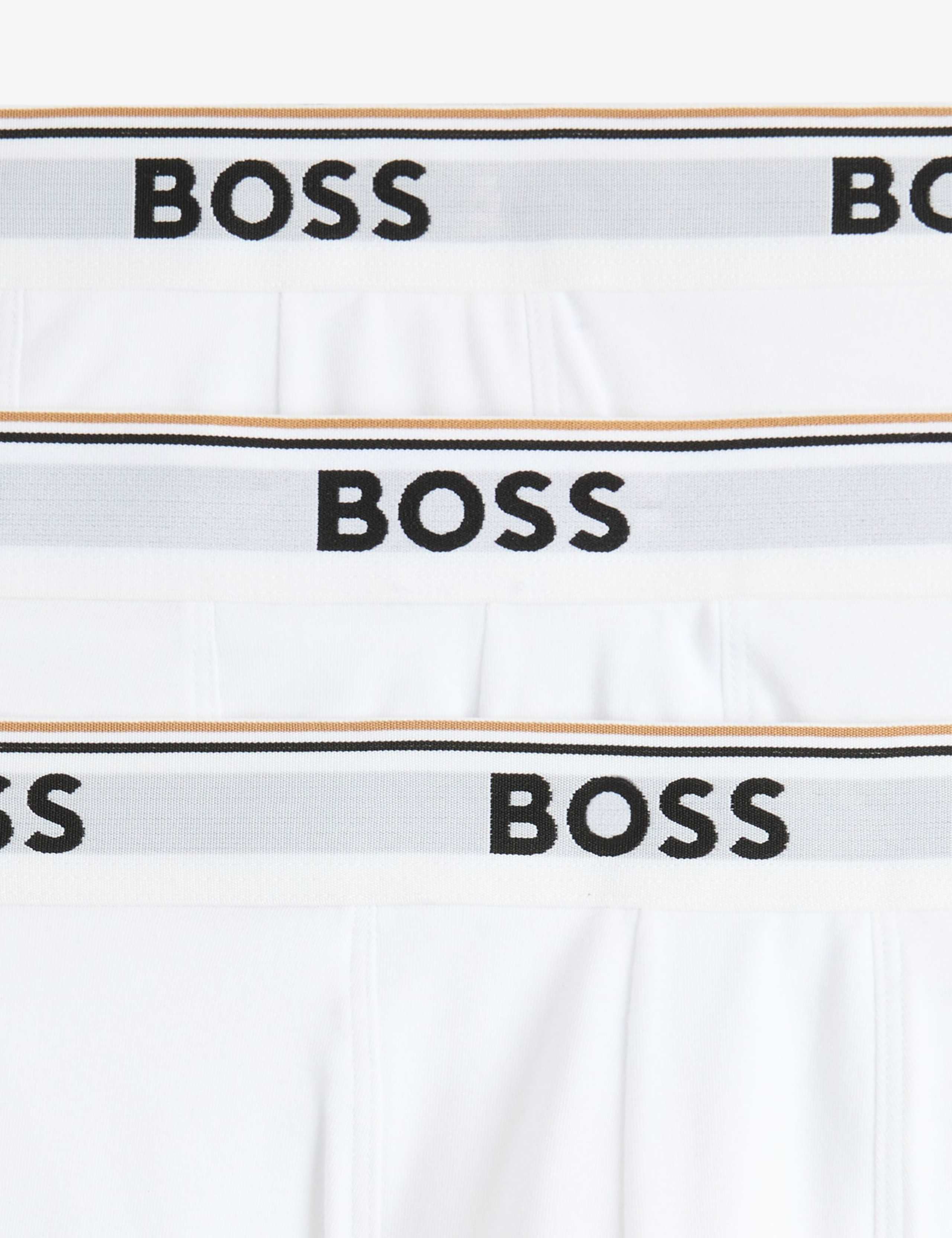3 Pack Power Cotton Rich Logo Waistband Trunks 2 of 2