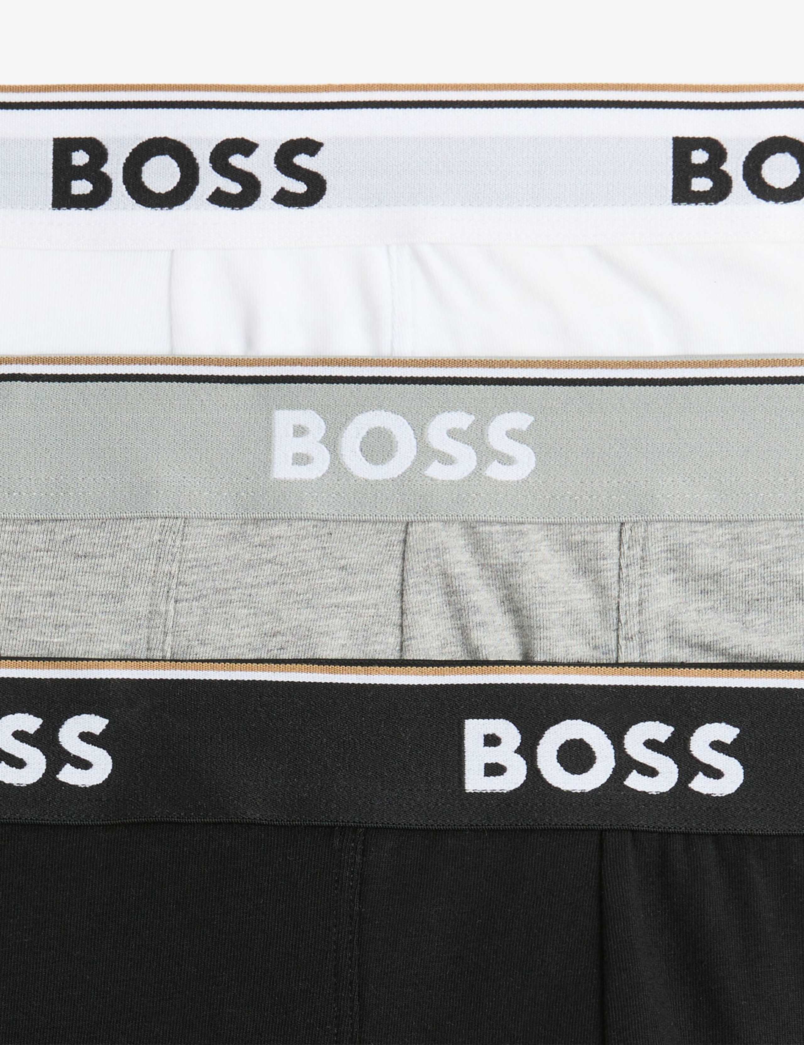 3 Pack Power Cotton Rich Logo Waistband Trunks 2 of 2