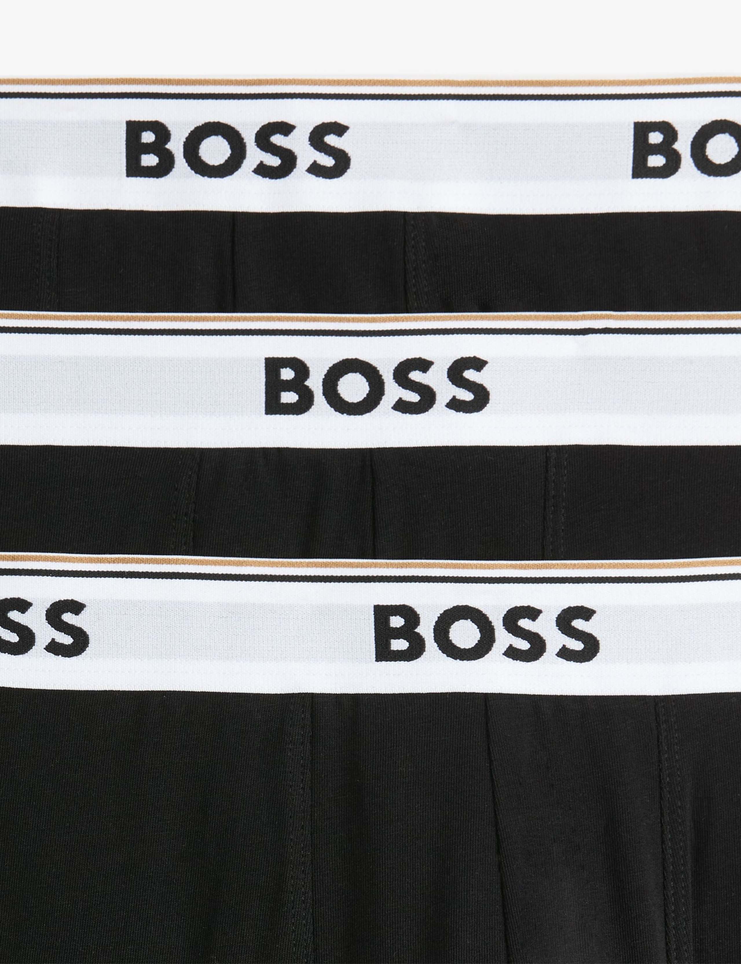 3 Pack Power Cotton Rich Logo Waistband Trunks 2 of 2