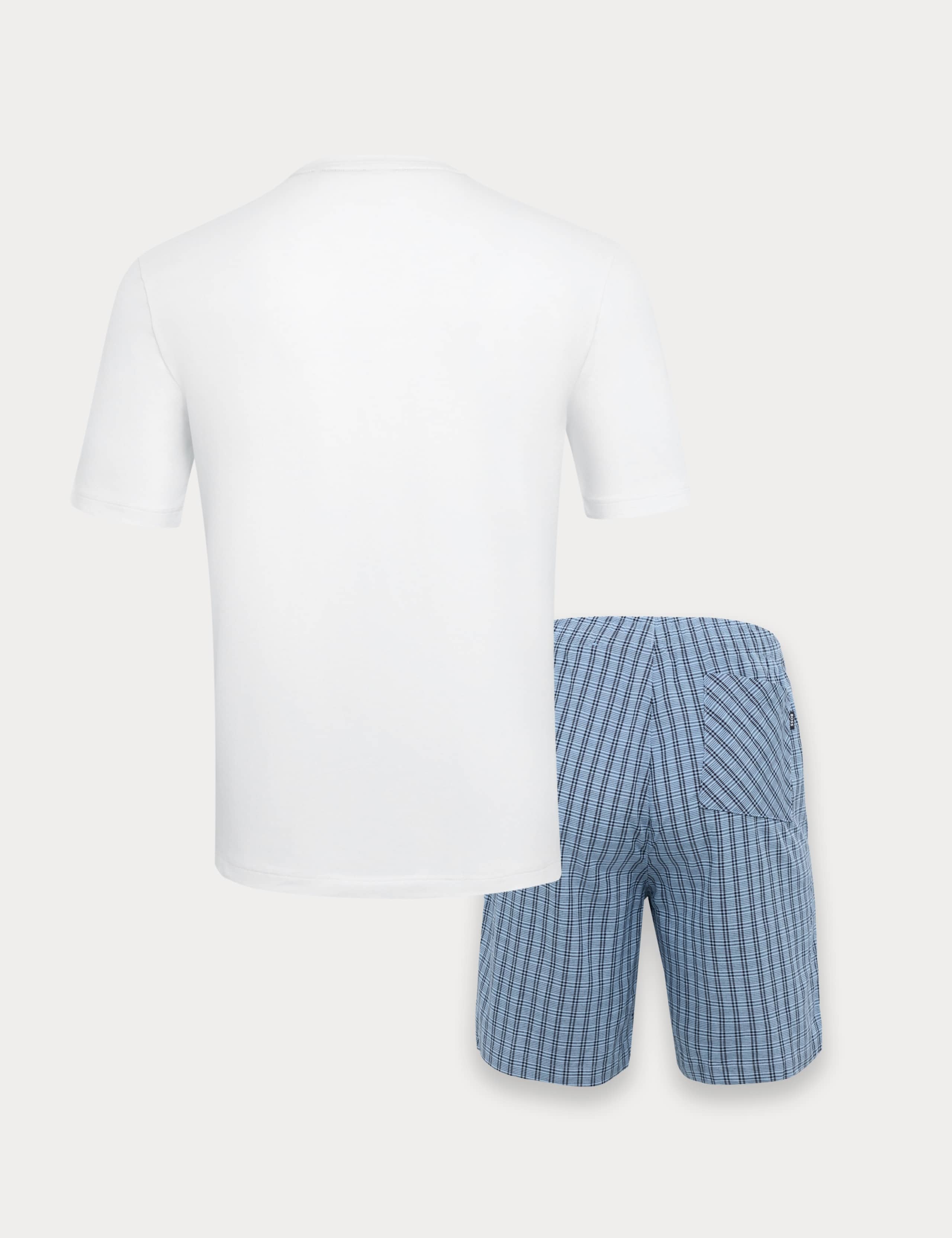 Seersucker Logo Pyjama Set 4 of 4