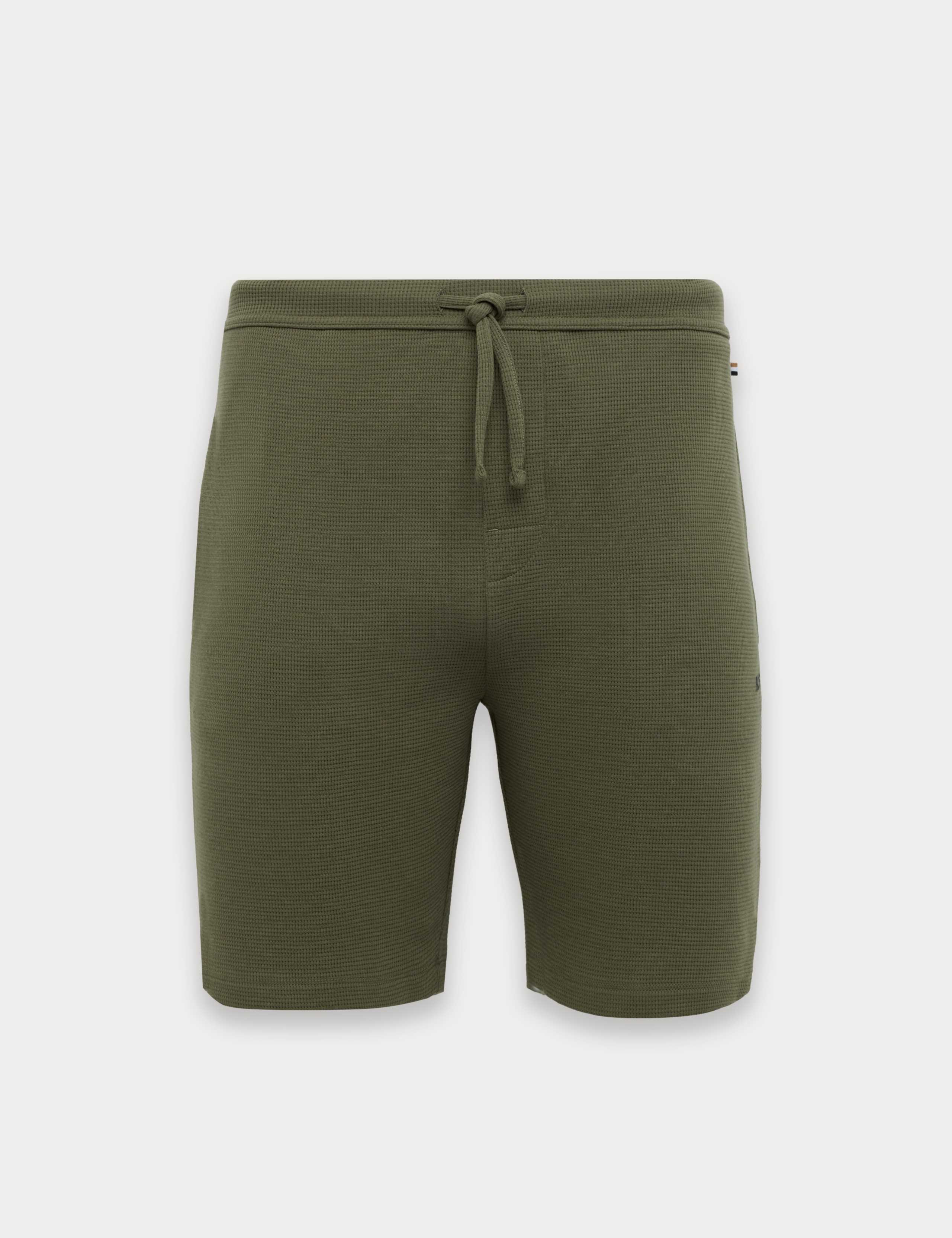 Cotton Rich Jersey Waffle Pyjama Shorts 1 of 3