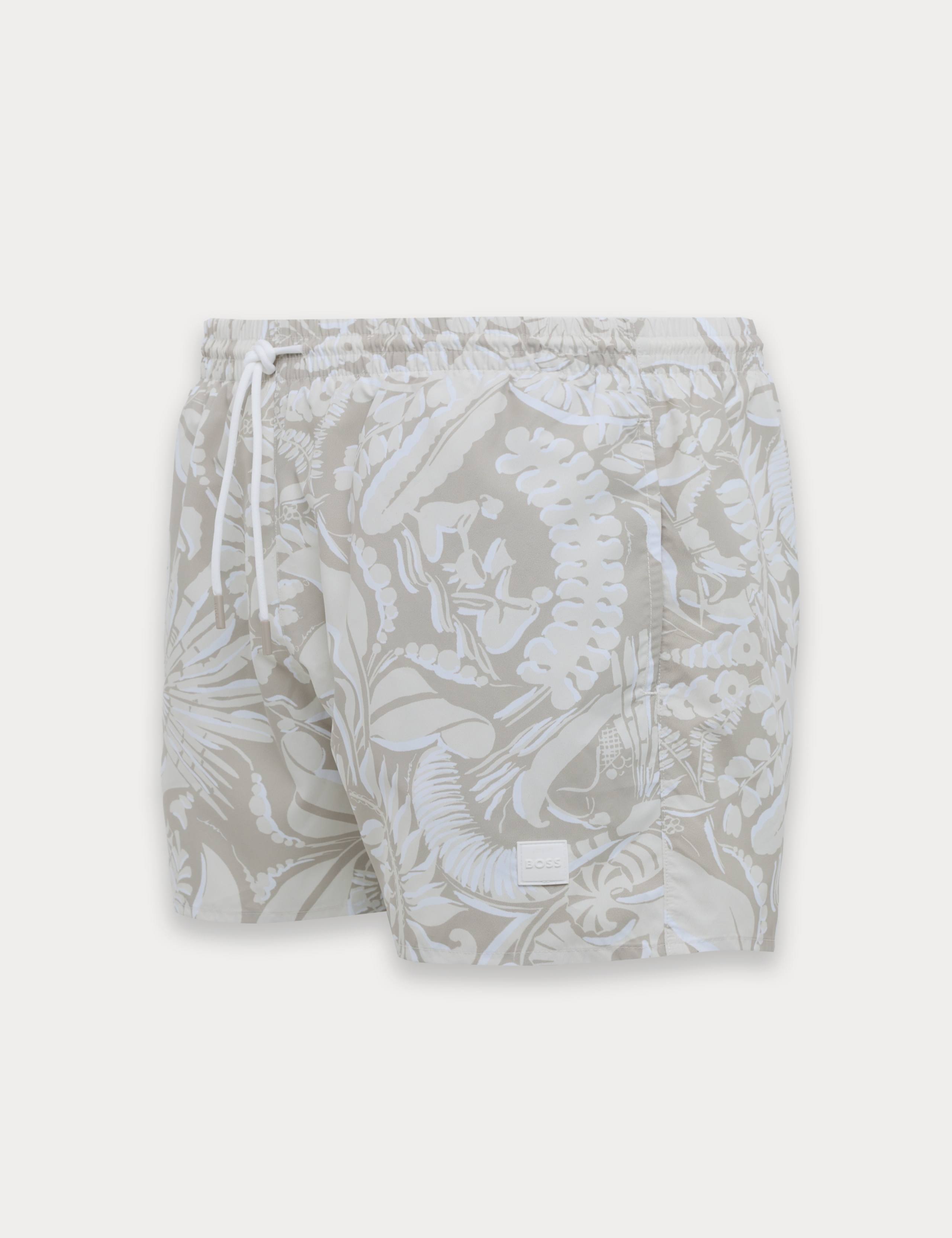 Quick Dry Pocketed Printed Swim Shorts 2 of 3