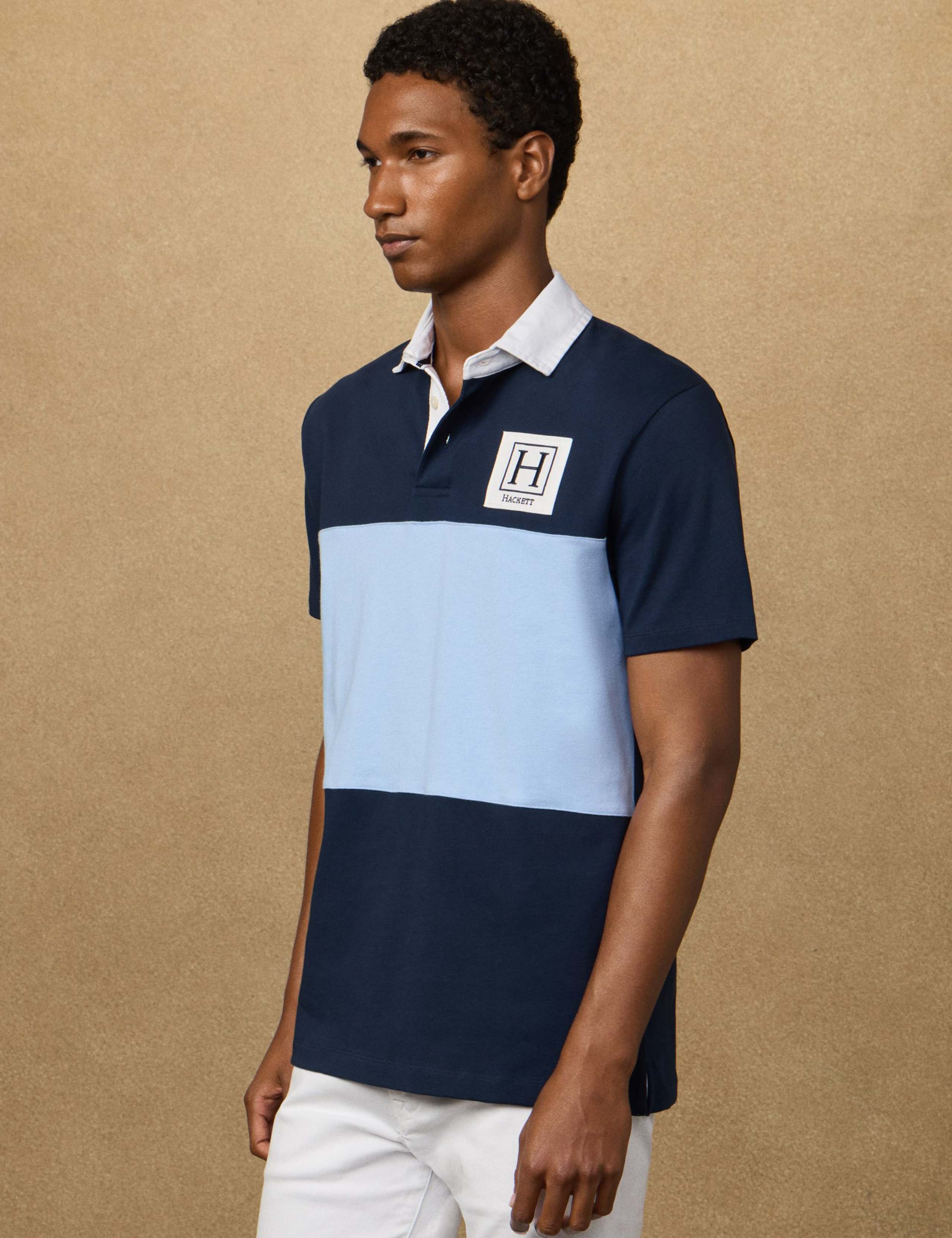 Pure Cotton Short Sleeve Rugby Shirt 5 of 9