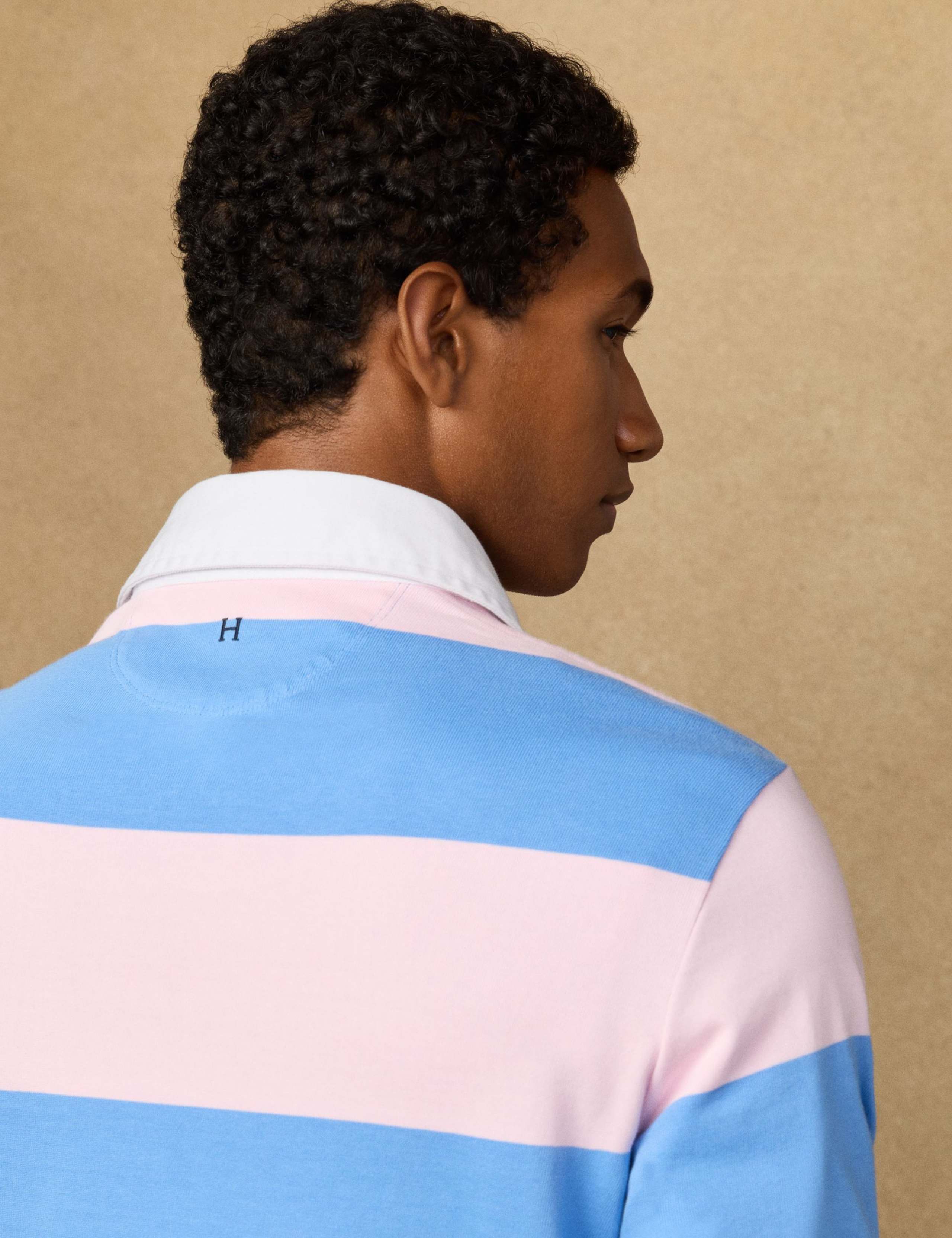 Pure Cotton Striped Long Sleeve Rugby Shirt 8 of 9