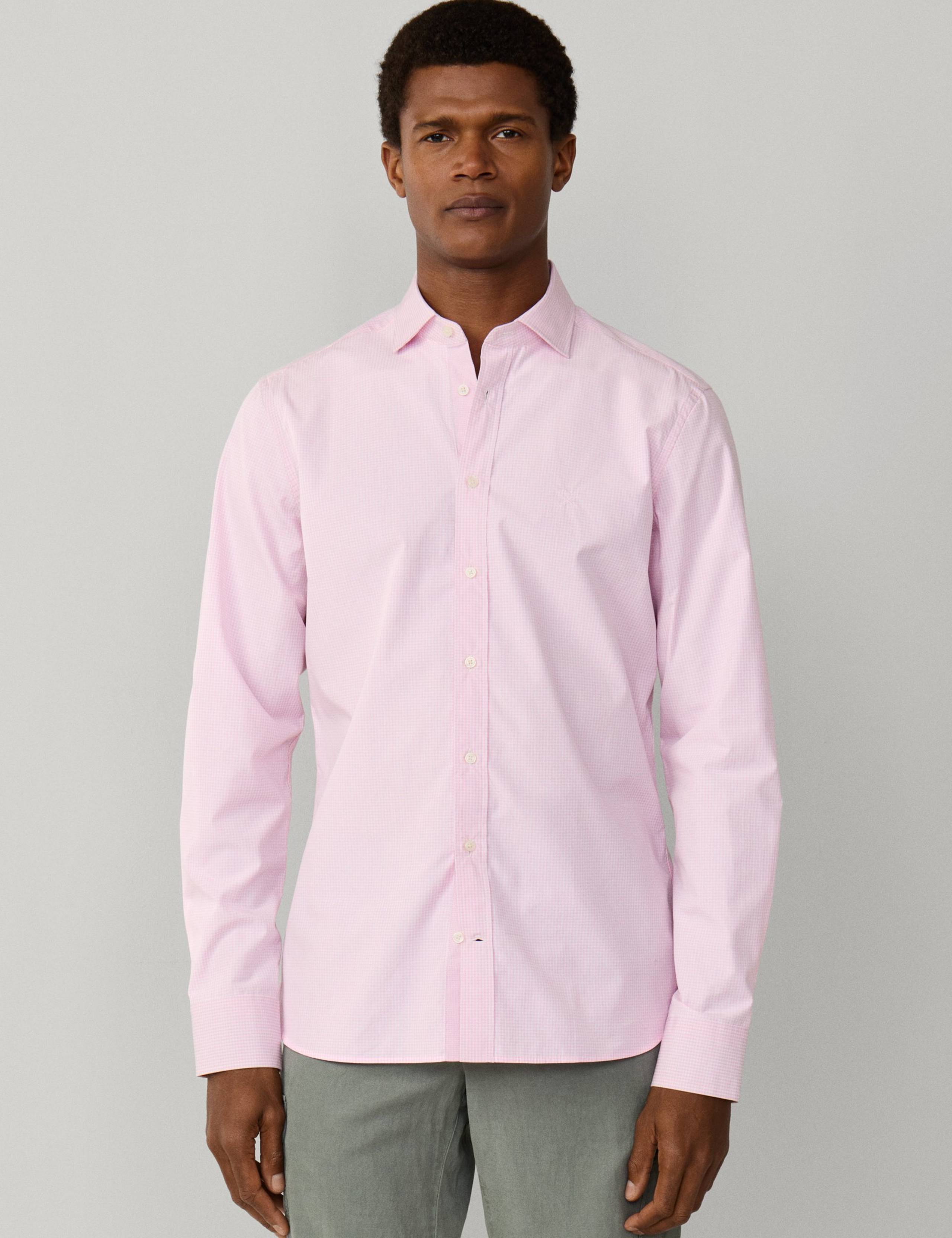 Regular Fit Pure Cotton Gingham Check Shirt 3 of 10