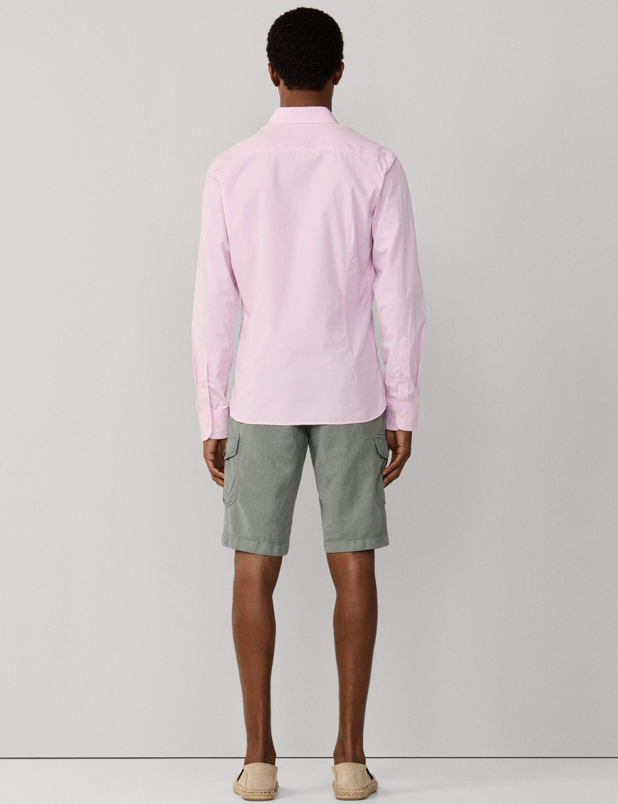 Regular Fit Pure Cotton Gingham Check Shirt 5 of 10