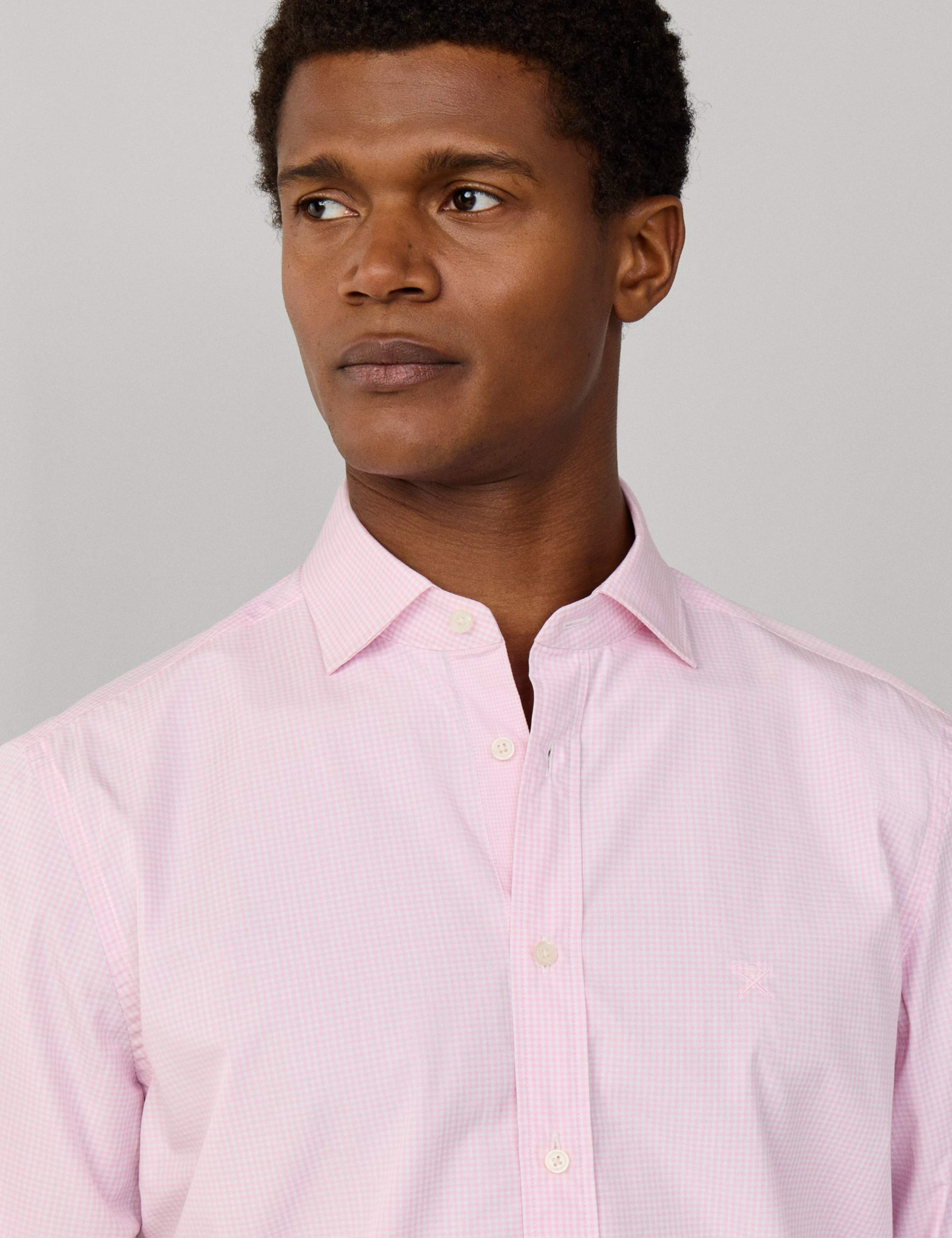Regular Fit Pure Cotton Gingham Check Shirt 7 of 10