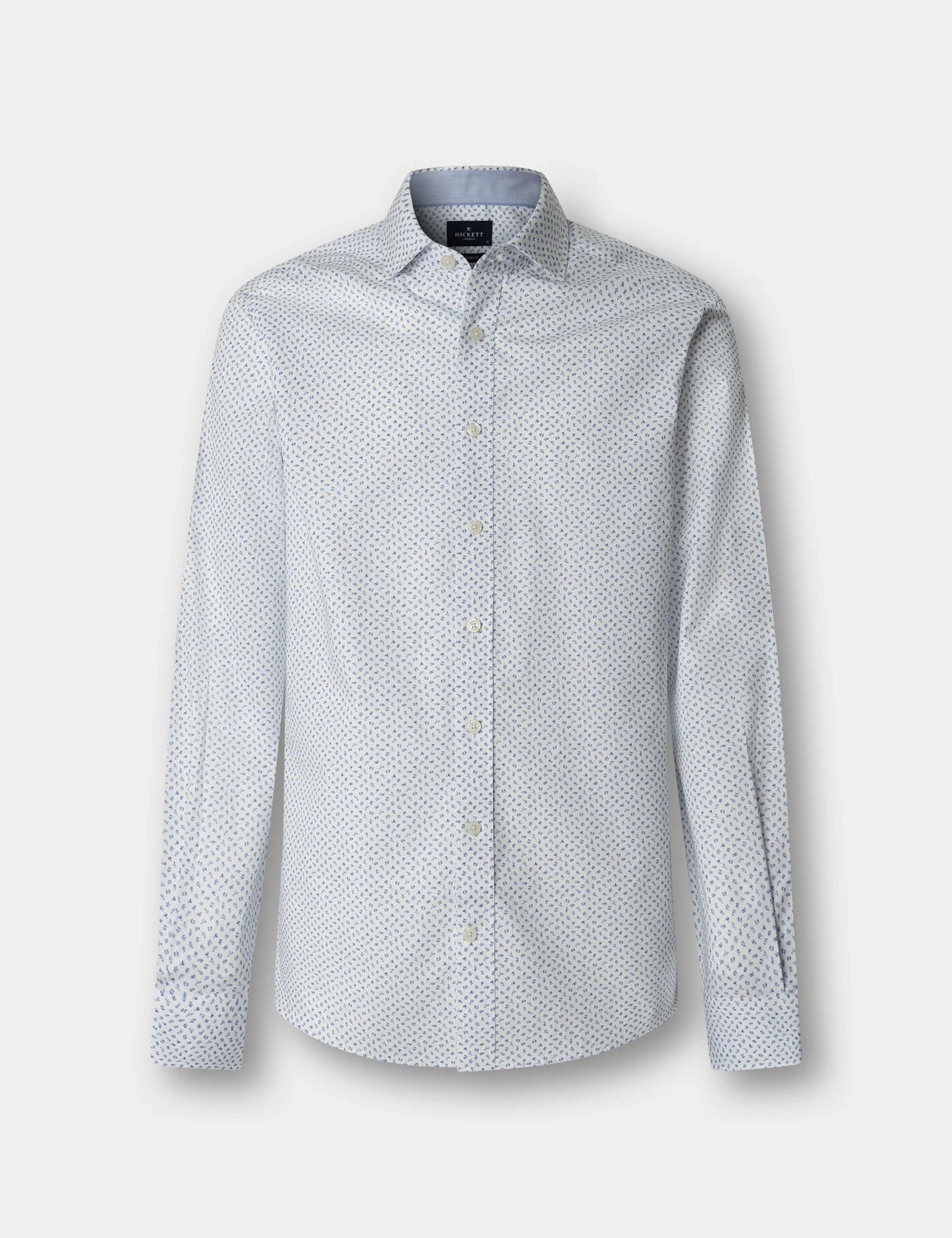 Tailored Fit Pure Cotton Floral Shirt 2 of 10