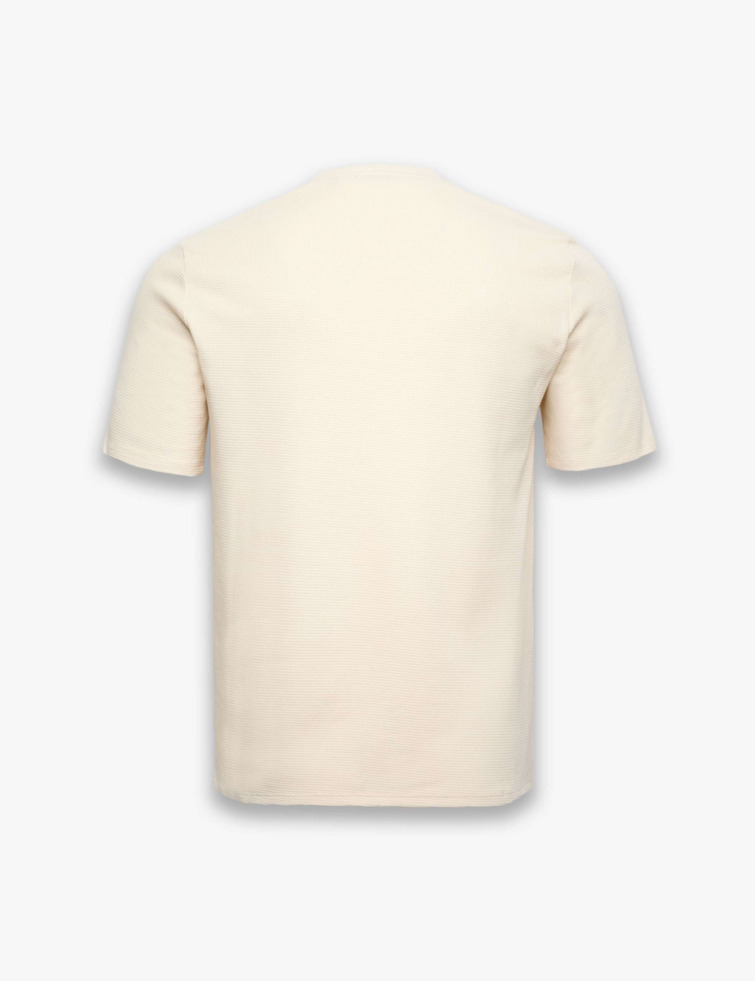 Cotton Rich Crew Neck Waffle T-Shirt 2 of 2