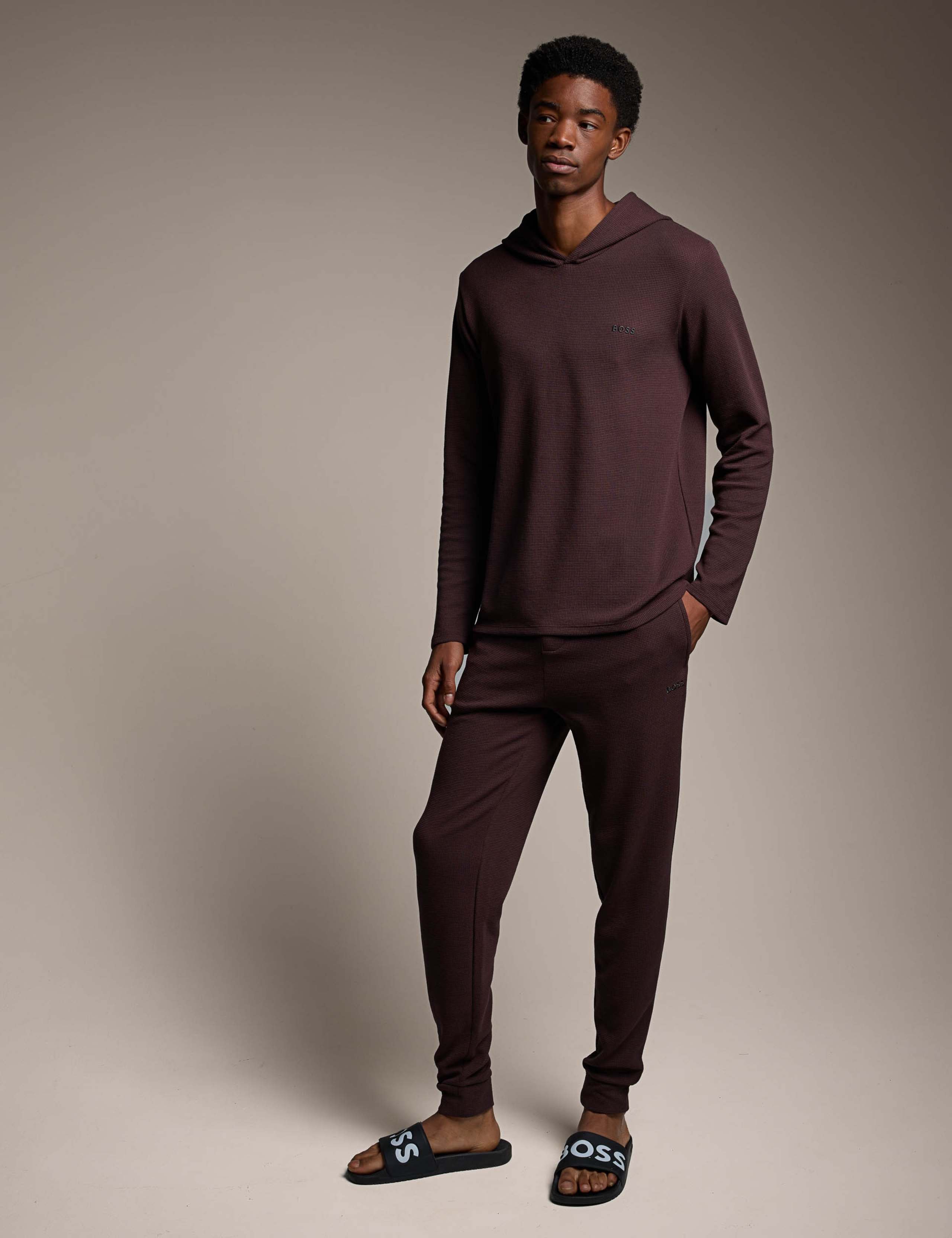 Cotton Rich Waffle Cuffed Pyjama Bottoms 2 of 4