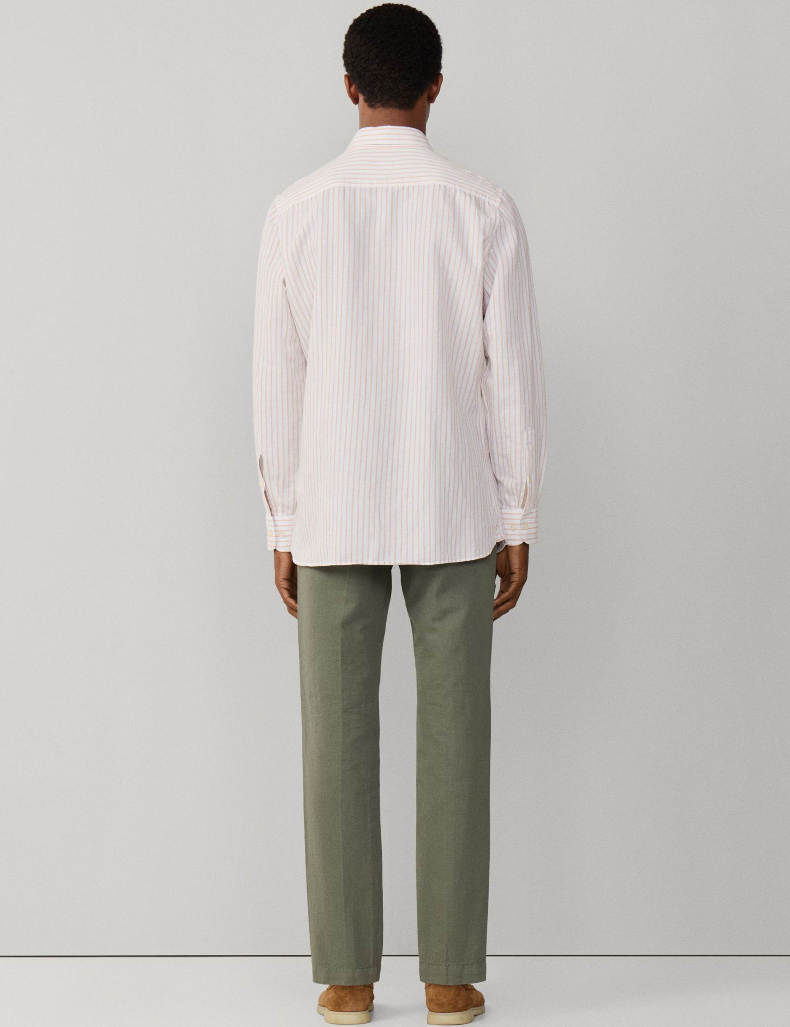 Tailored Fit Cotton Rich Striped Shirt 10 of 11