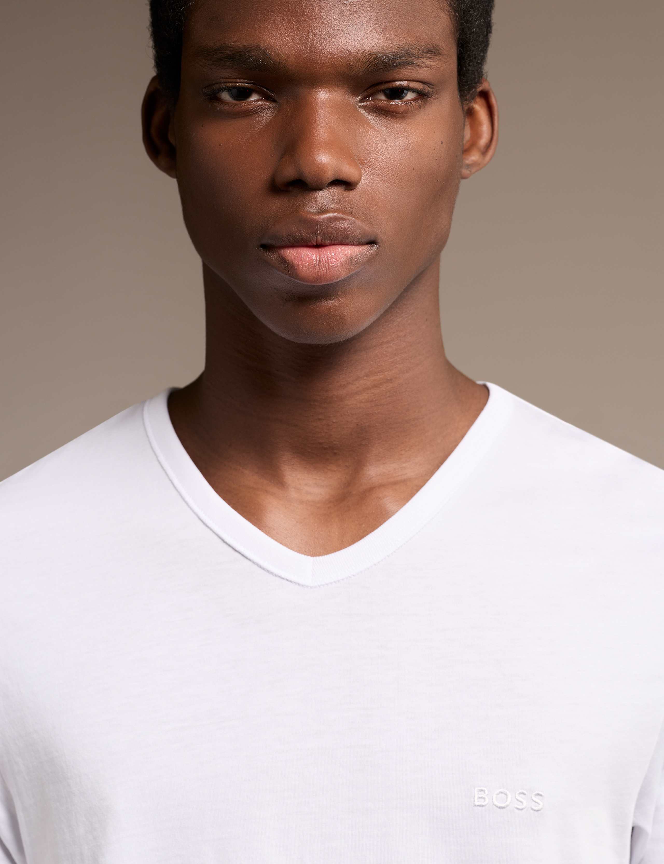 3 Pack Pure Cotton V-Neck T-Shirts 4 of 5