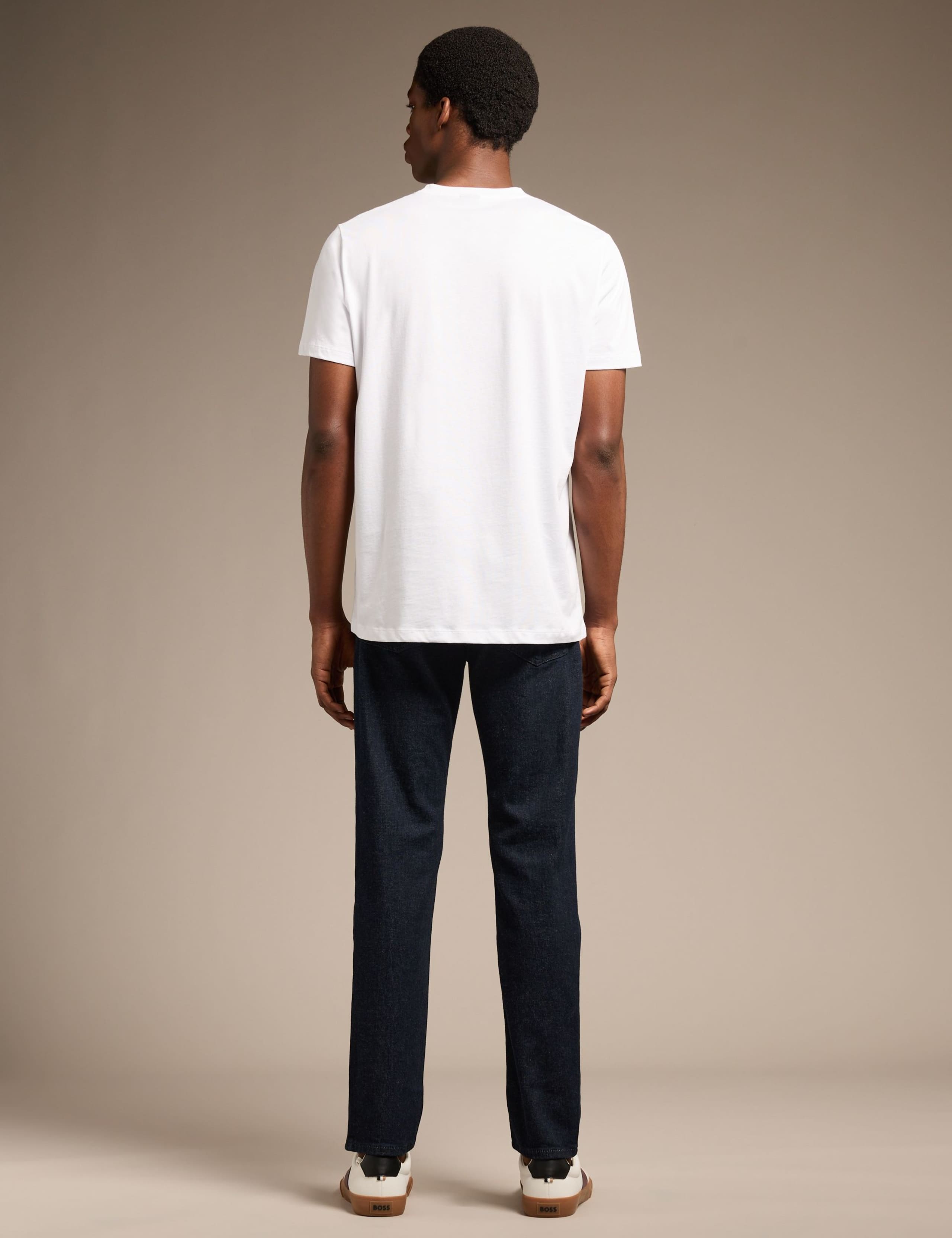 Pure Cotton Crew Neck T-Shirt 4 of 5