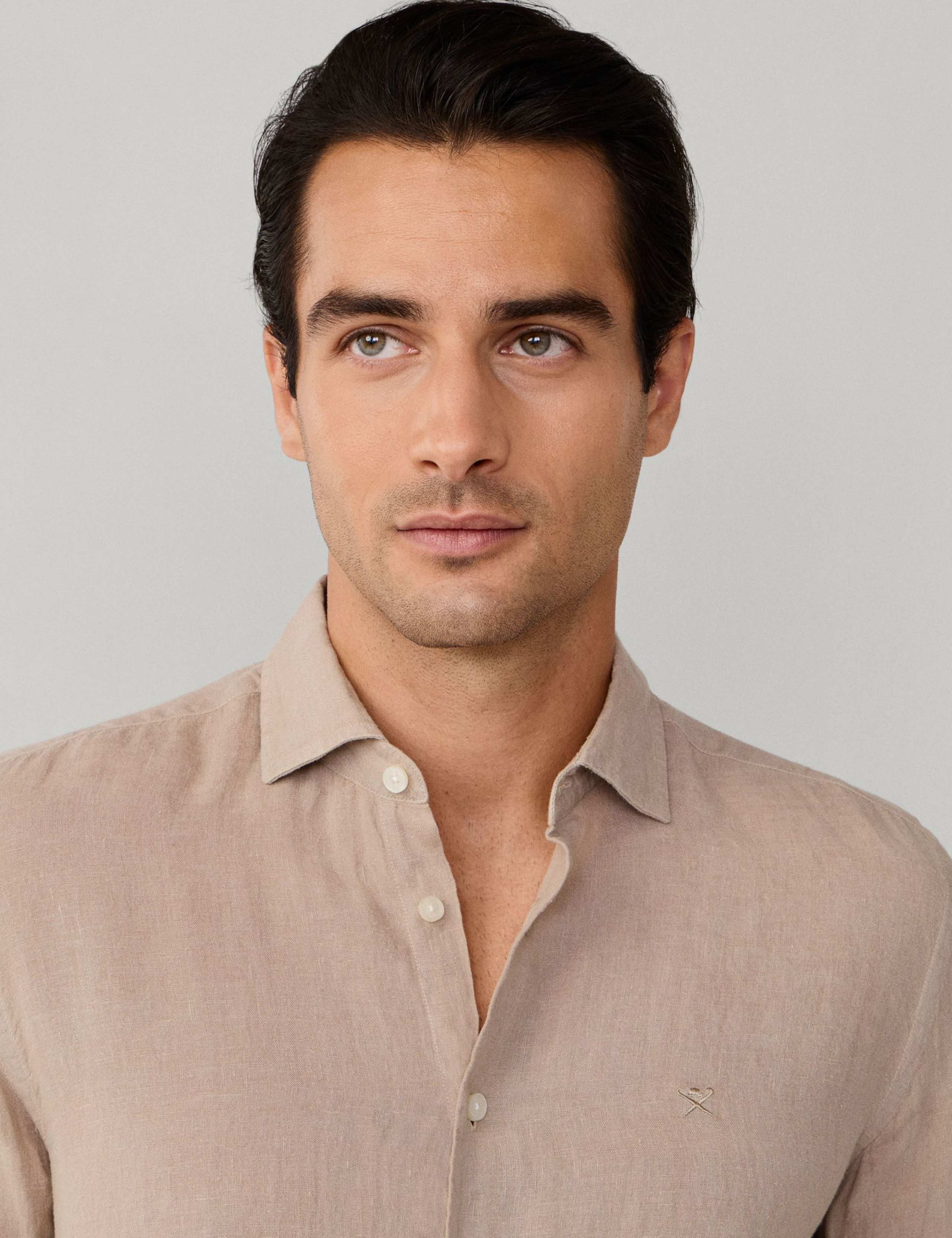 Slim Fit Pure Linen Shirt 4 of 9