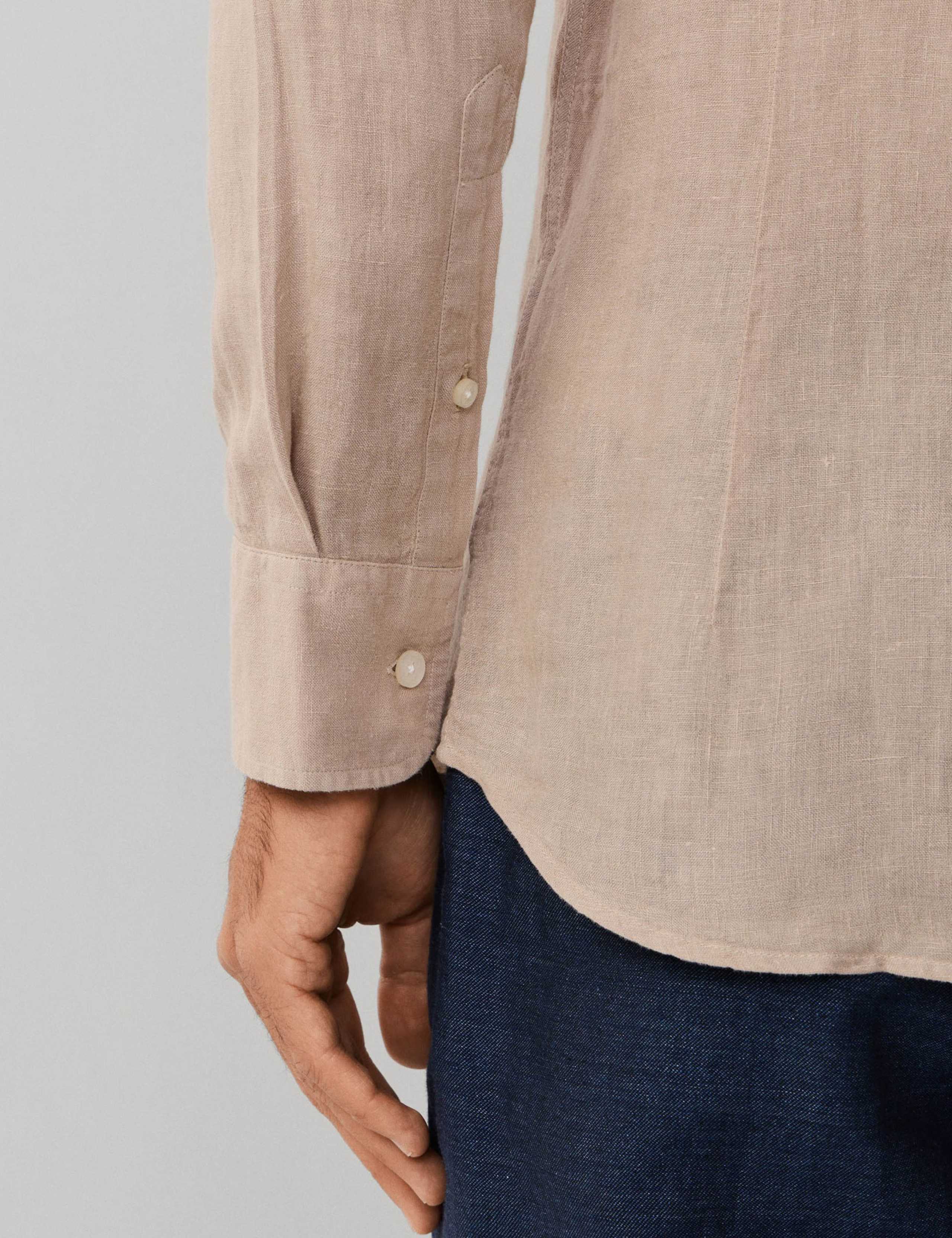 Slim Fit Pure Linen Shirt 8 of 9