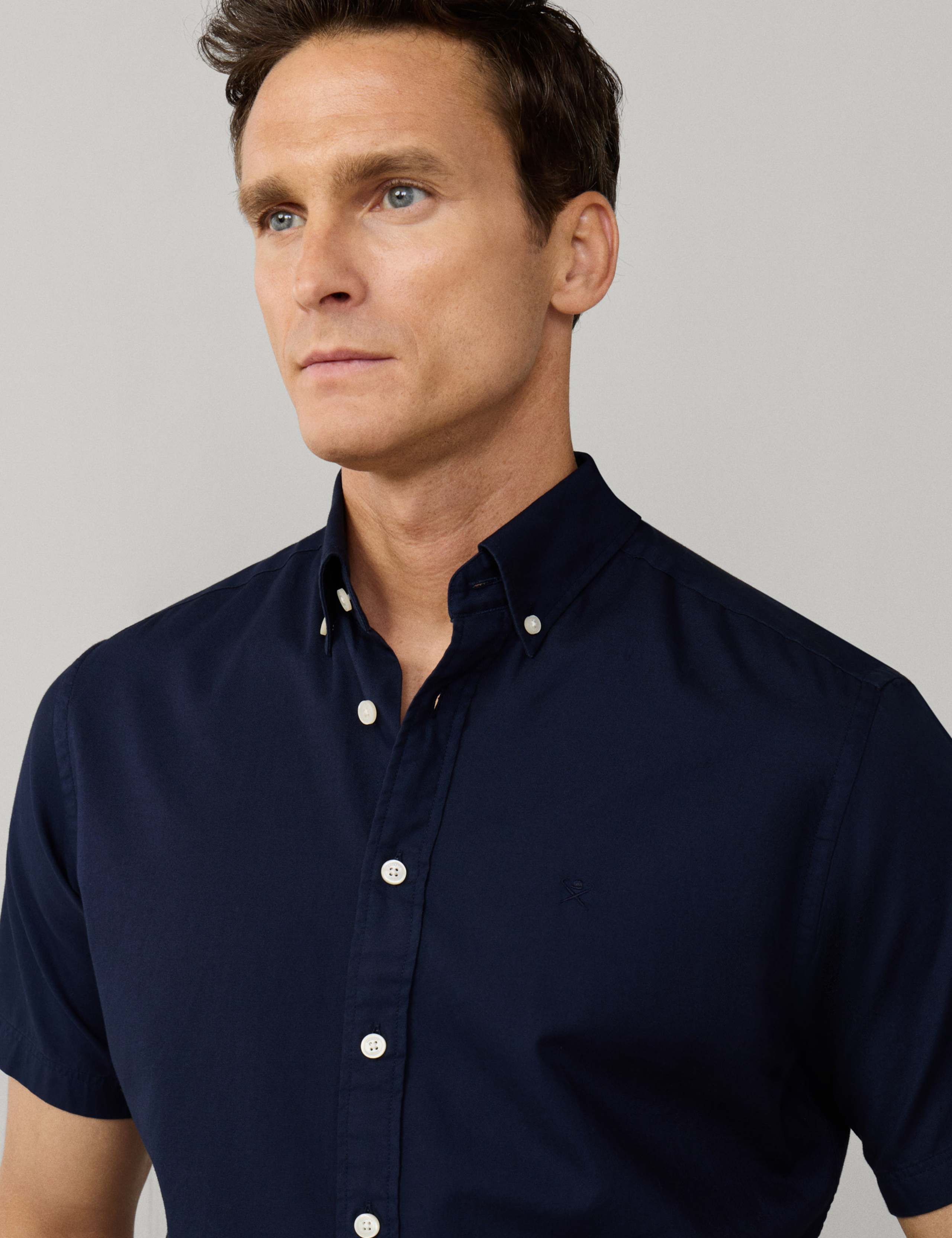 Pure Cotton Short Sleeve Oxford Shirt 3 of 7