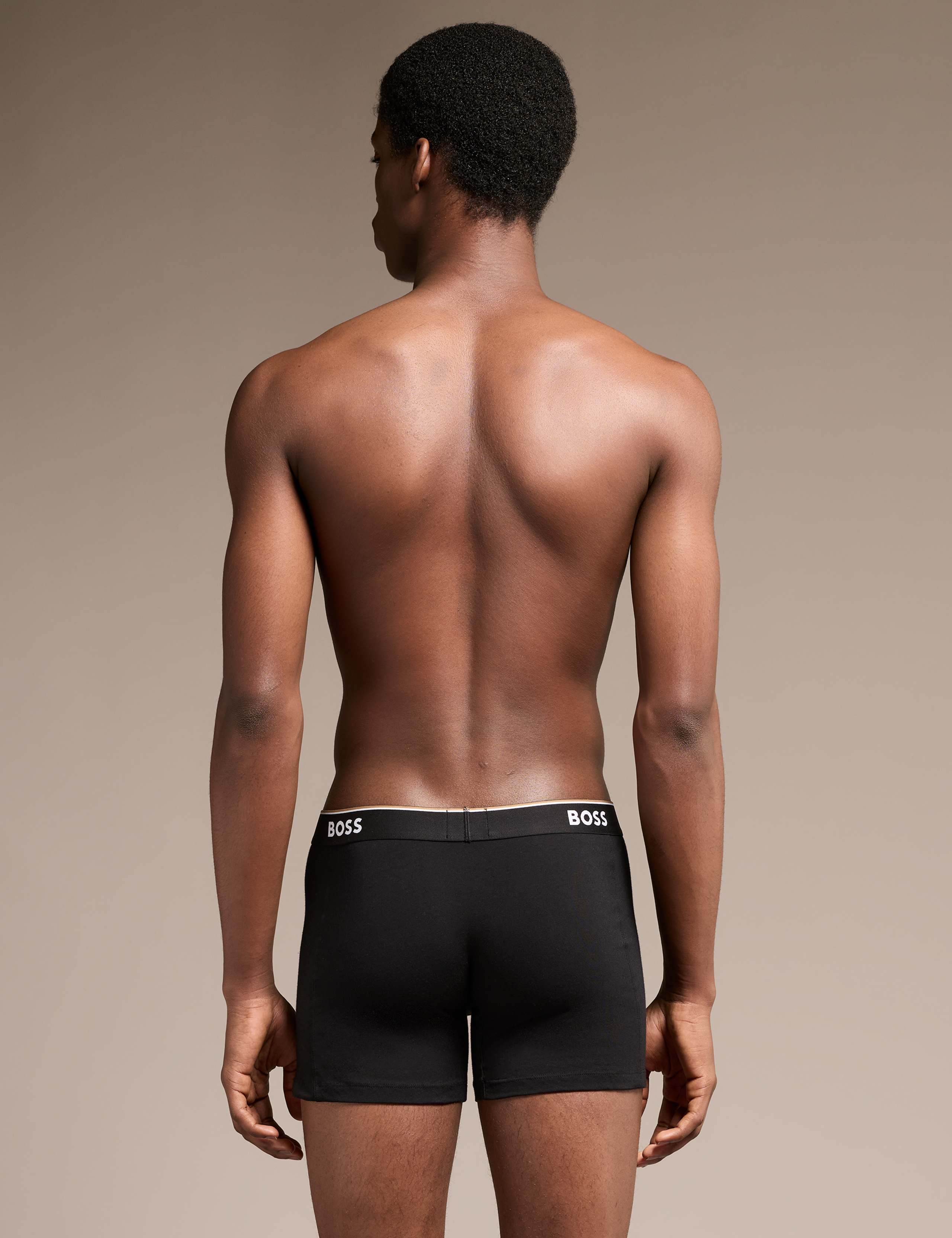 3 Pack Power Cotton Rich Logo Boxer Briefs 3 of 6