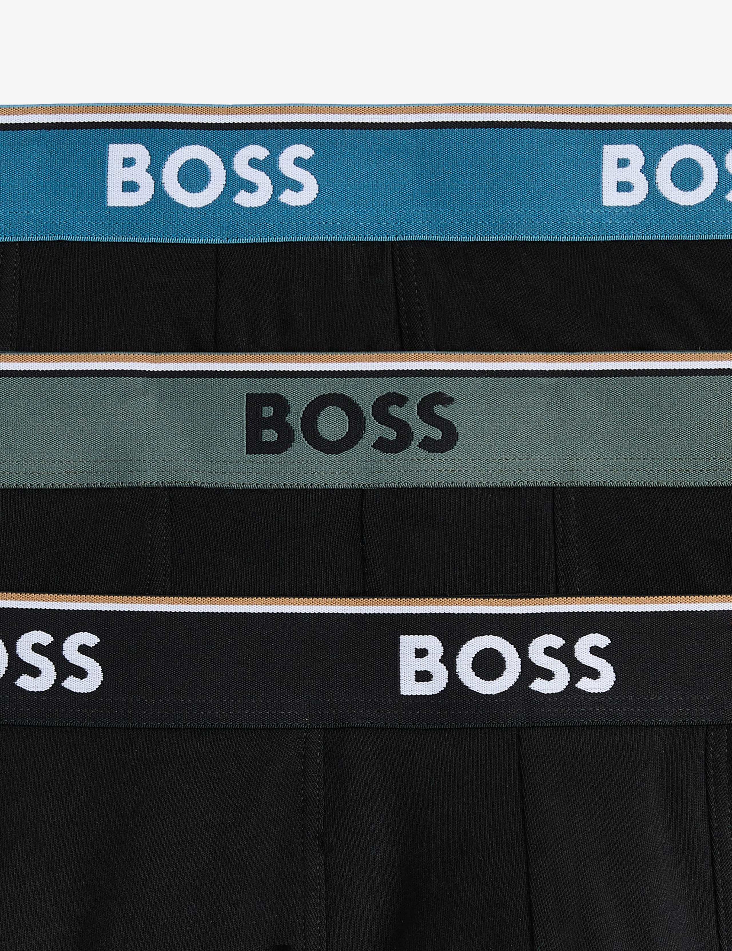 3 Pack Power Cotton Rich Logo Boxer Briefs 2 of 2